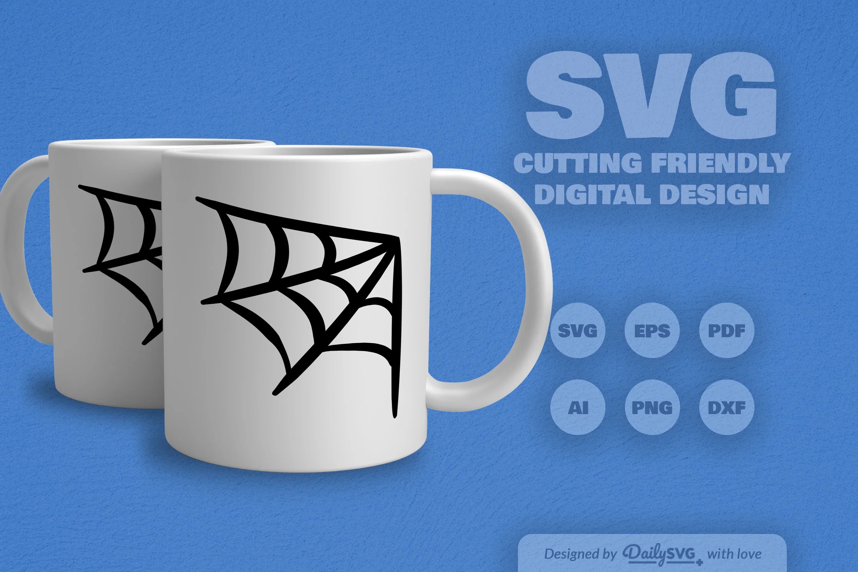 Spider Web SVG Bundle for Halloween Decor - Image 5