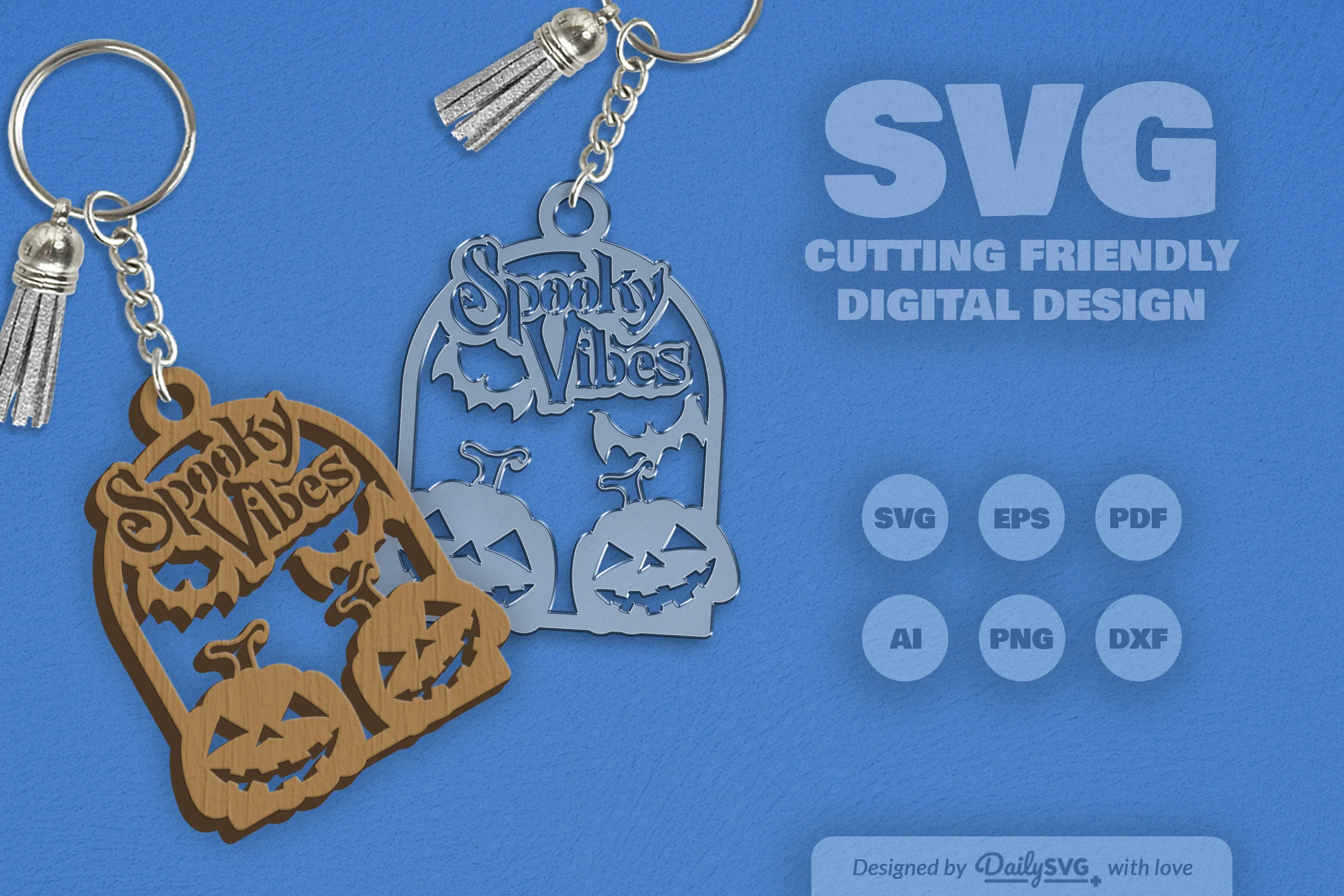 Spooky Vibes Halloween Pumpkin SVG Bundle - Image 2