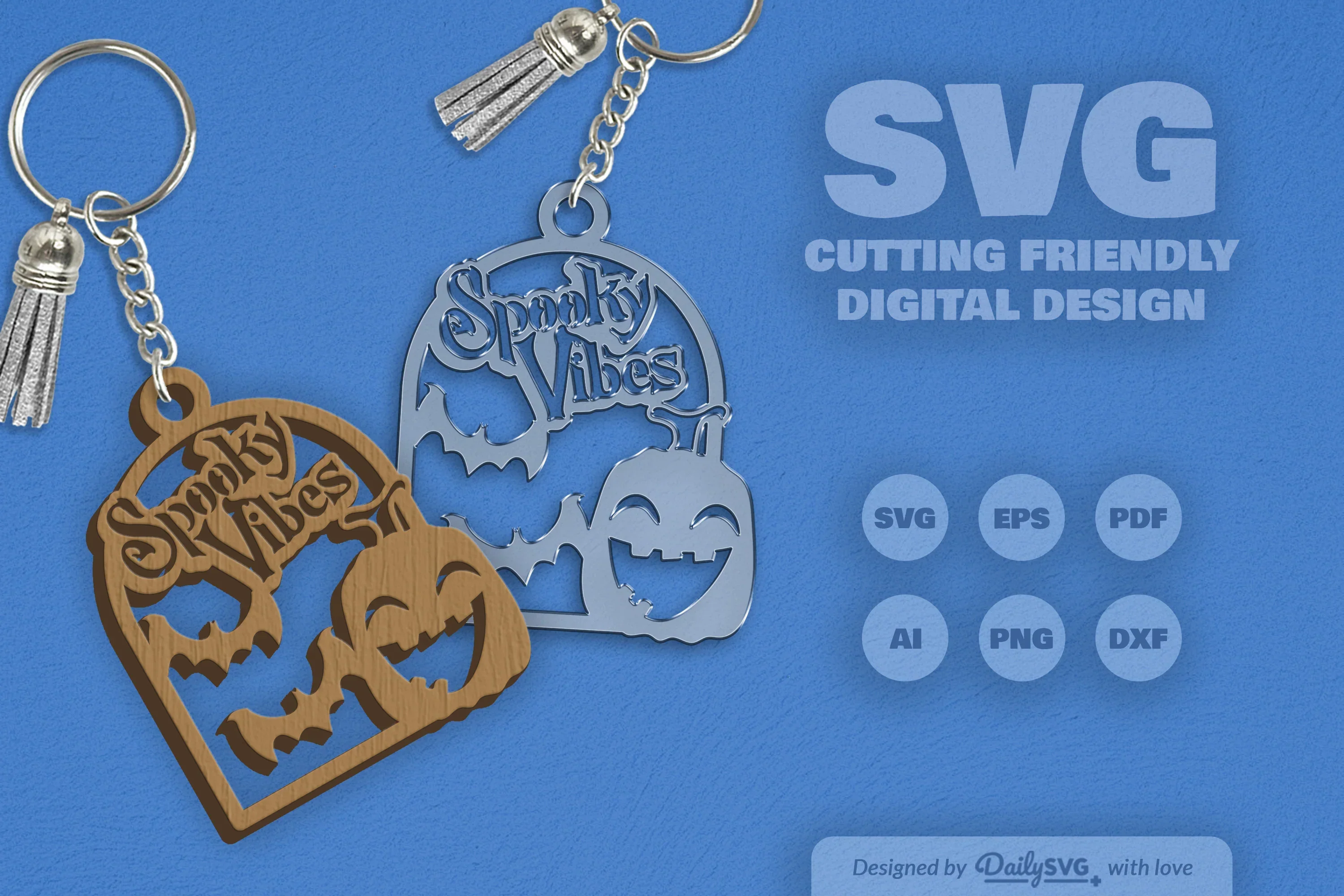 Spooky Vibes Halloween Pumpkin SVG Bundle - Image 2