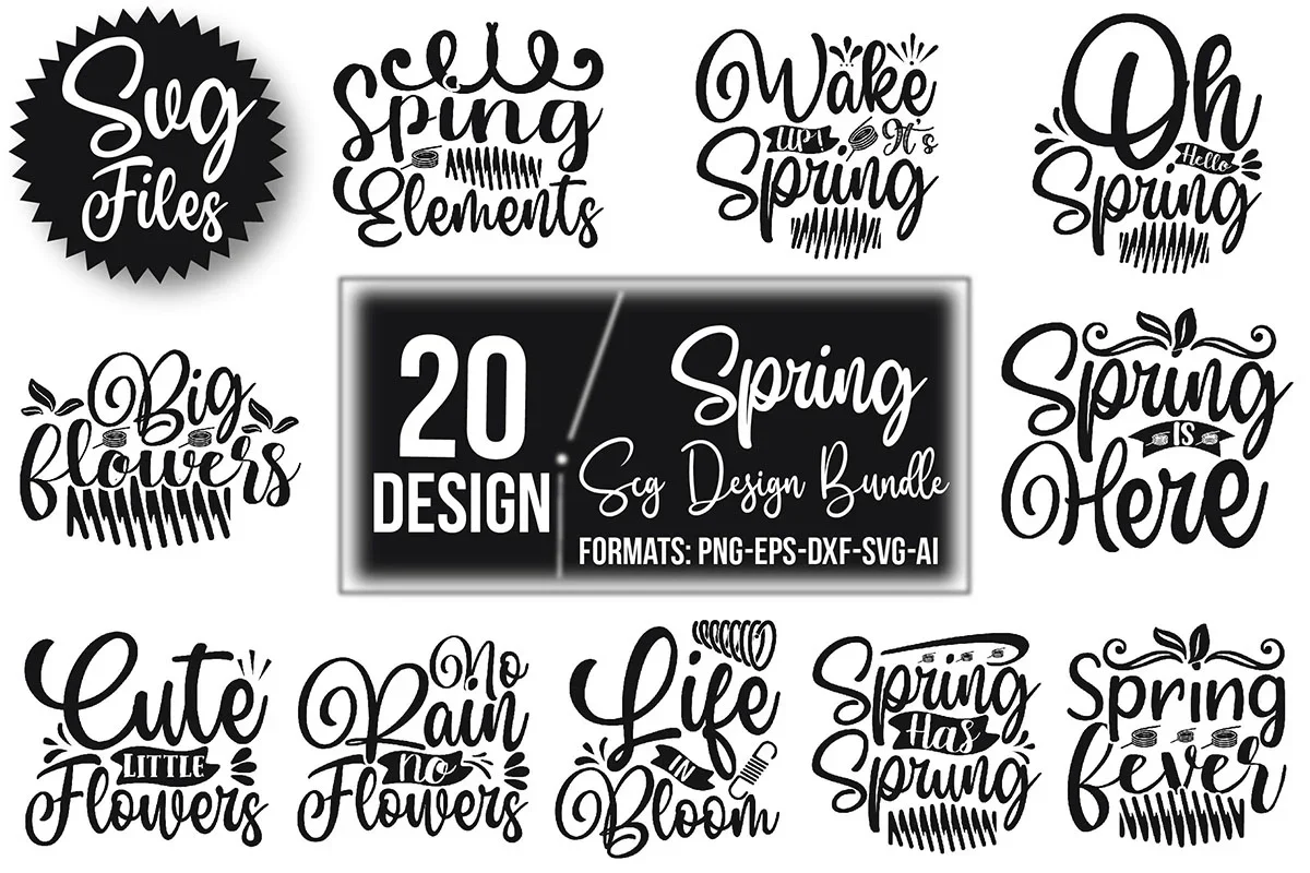 Spring SVG Bundle