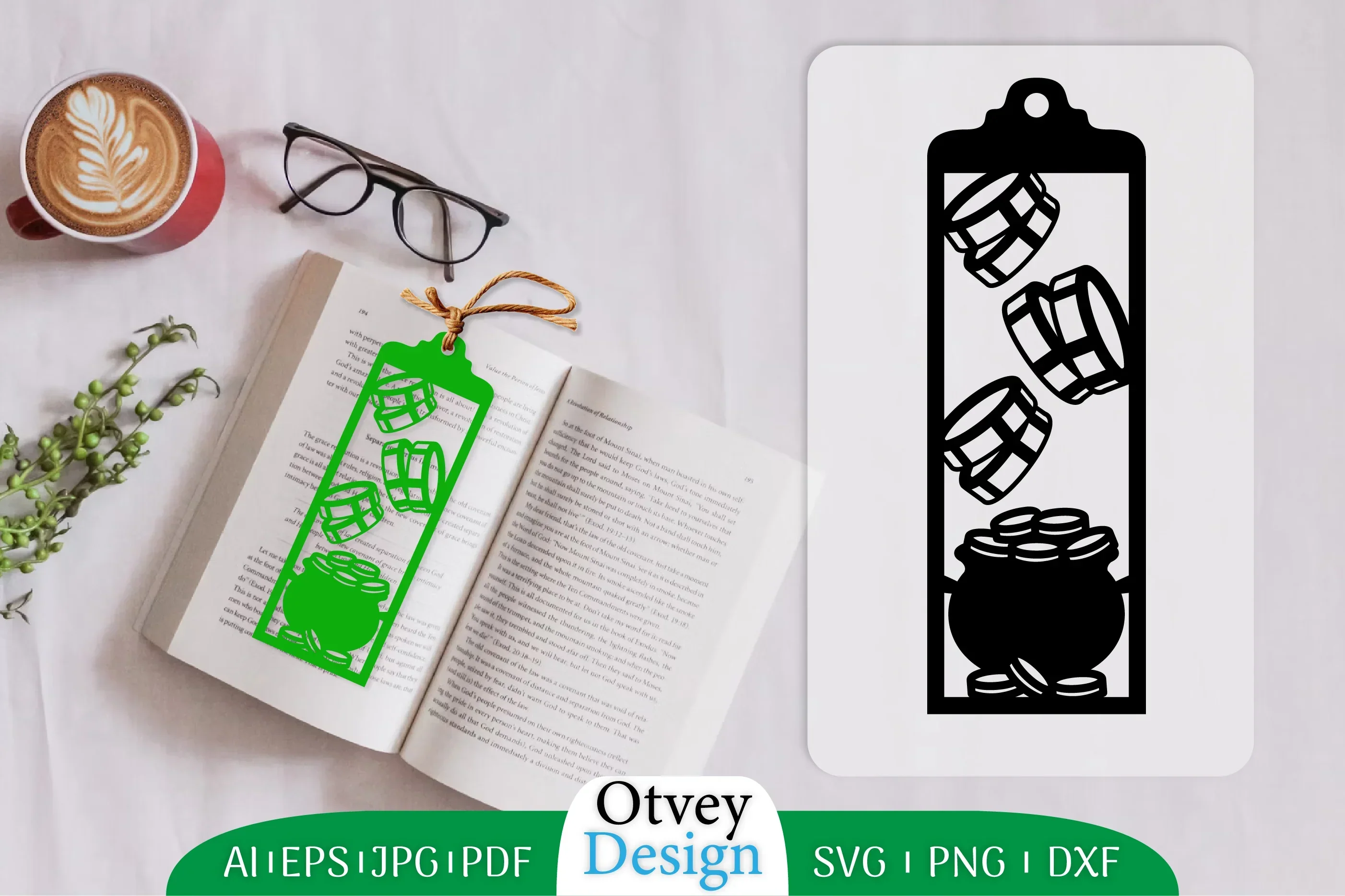 St. Patrick's Day Bookmark SVG Bundle