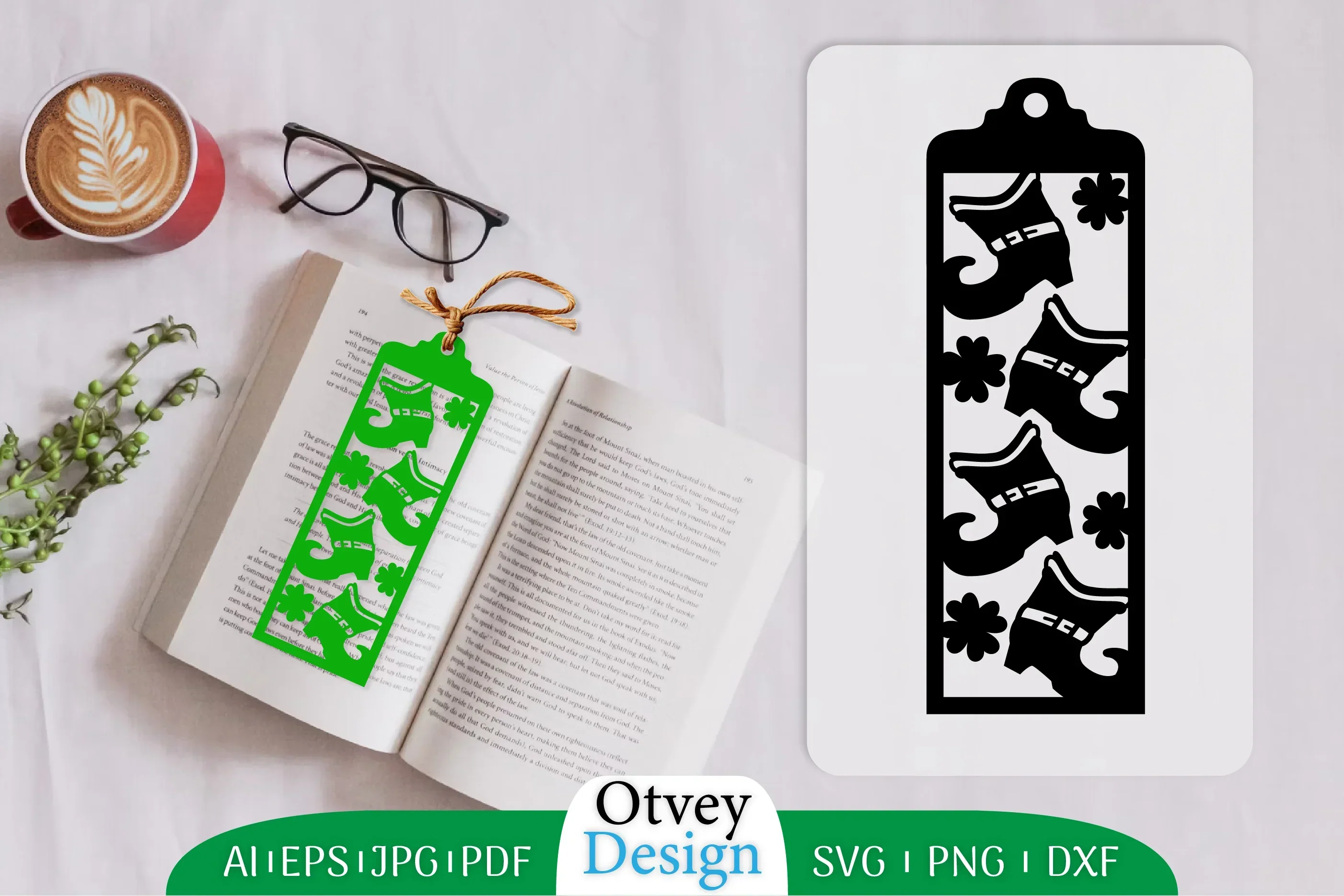 St. Patrick's Day Bookmark SVG Bundle