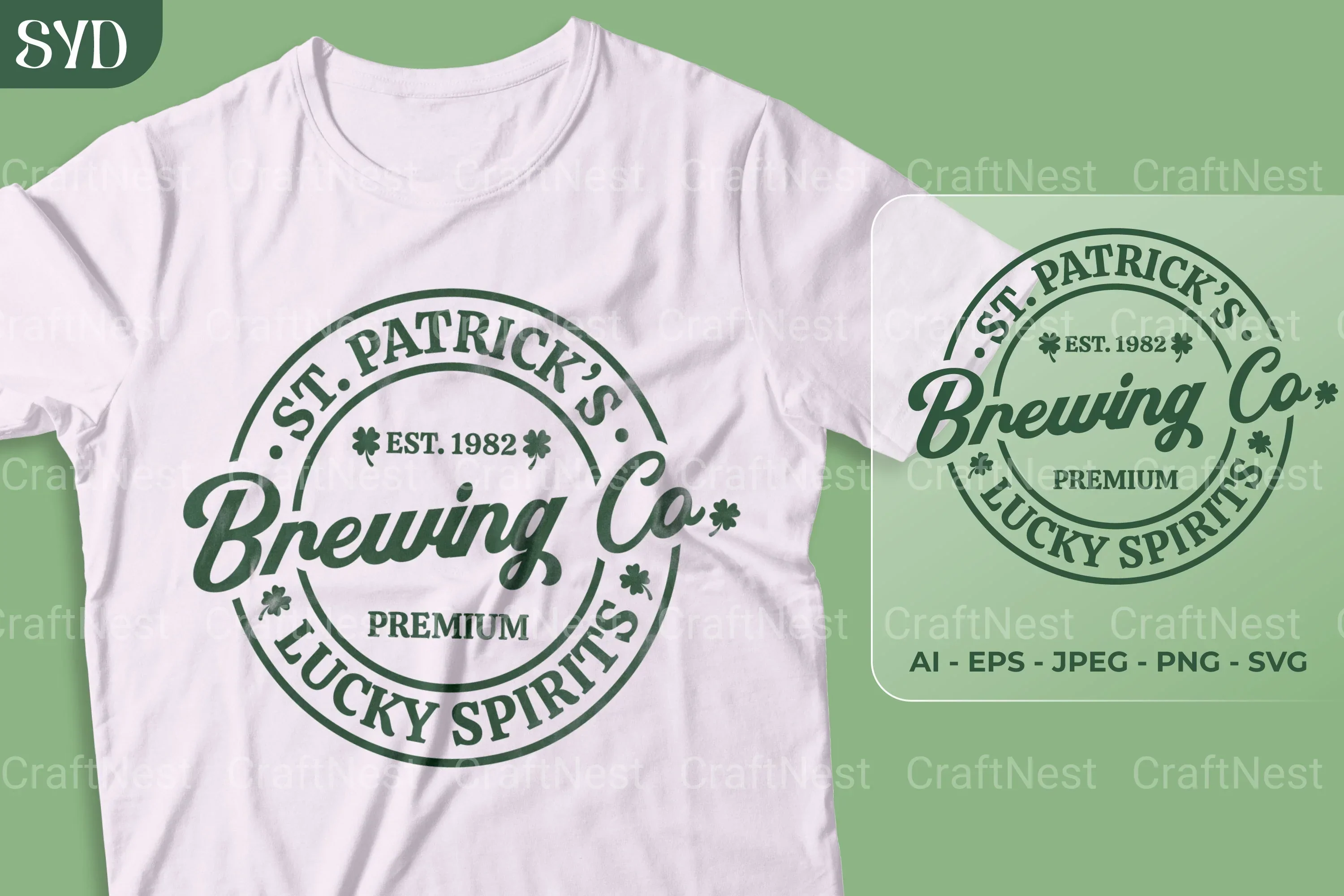 St. Patrick's Day Brewing Co SVG Bundle - Image 2