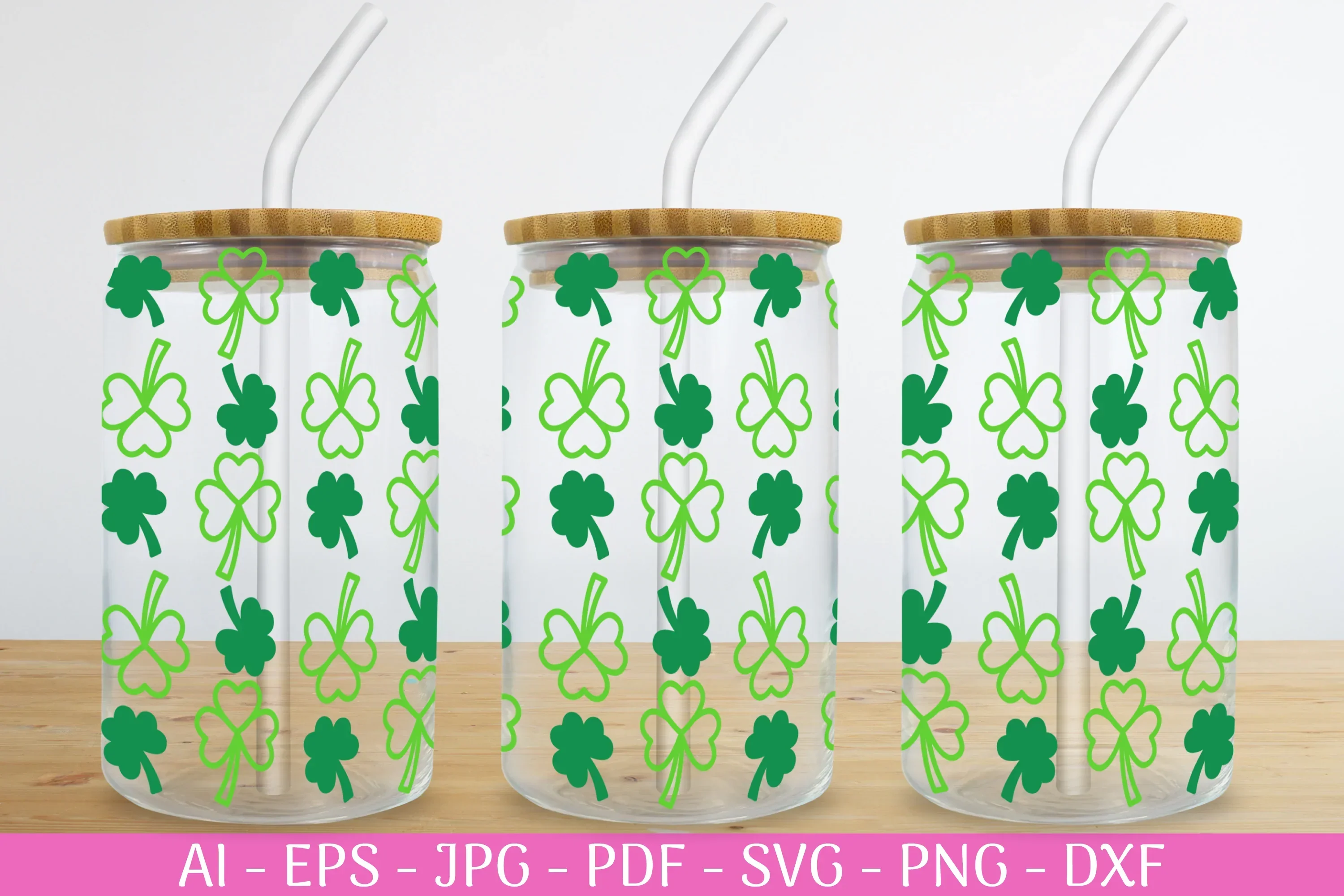 St. Patrick's Day Can Glass Wrap SVG Bundle - Image 2