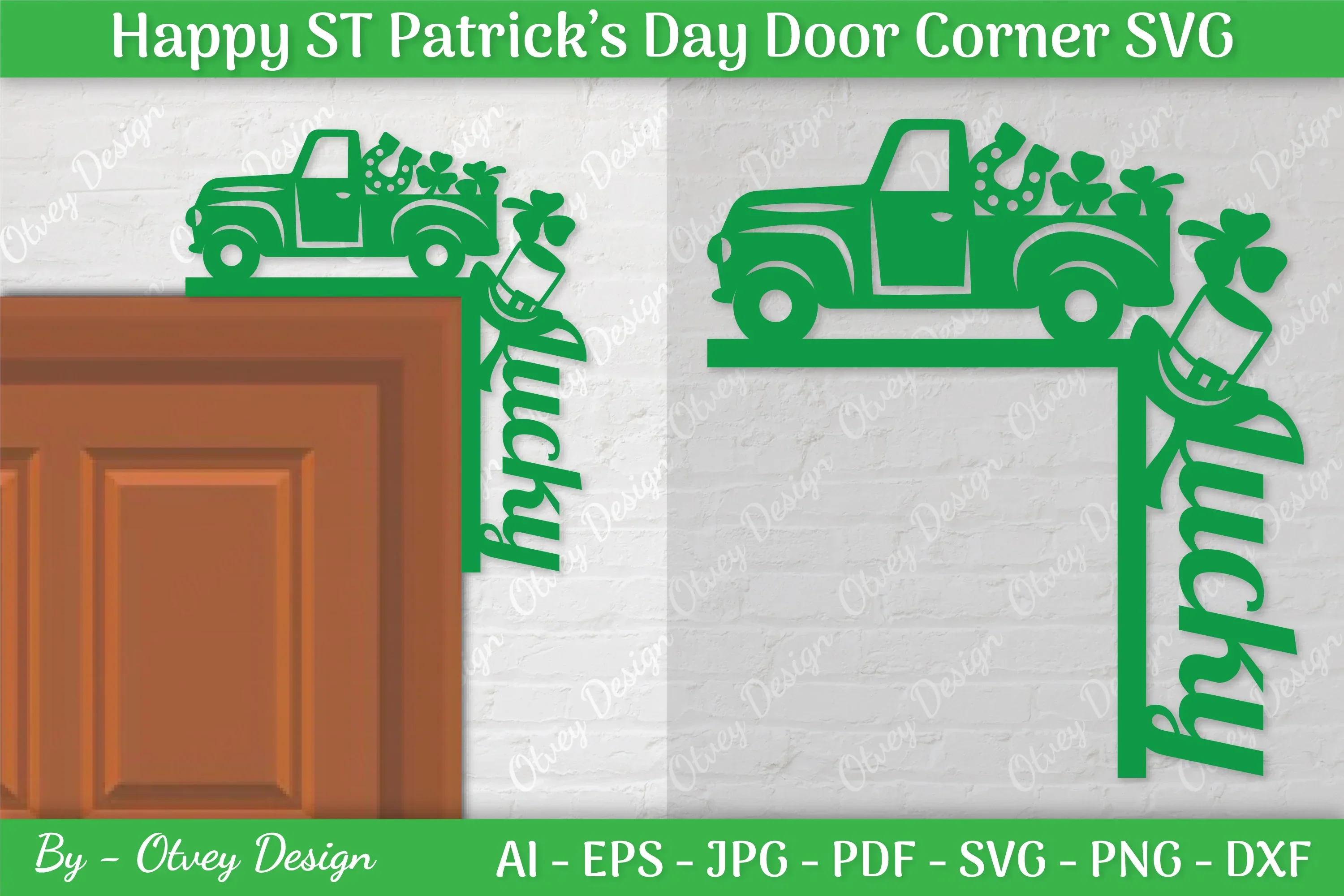 St. Patrick's Day Door Corner SVG Bundle