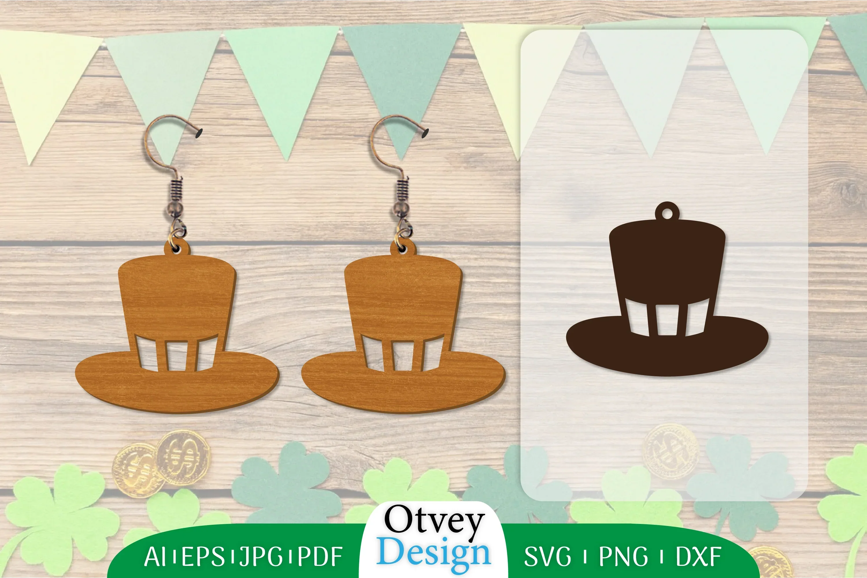 St Patrick's Day Earring SVG Bundle