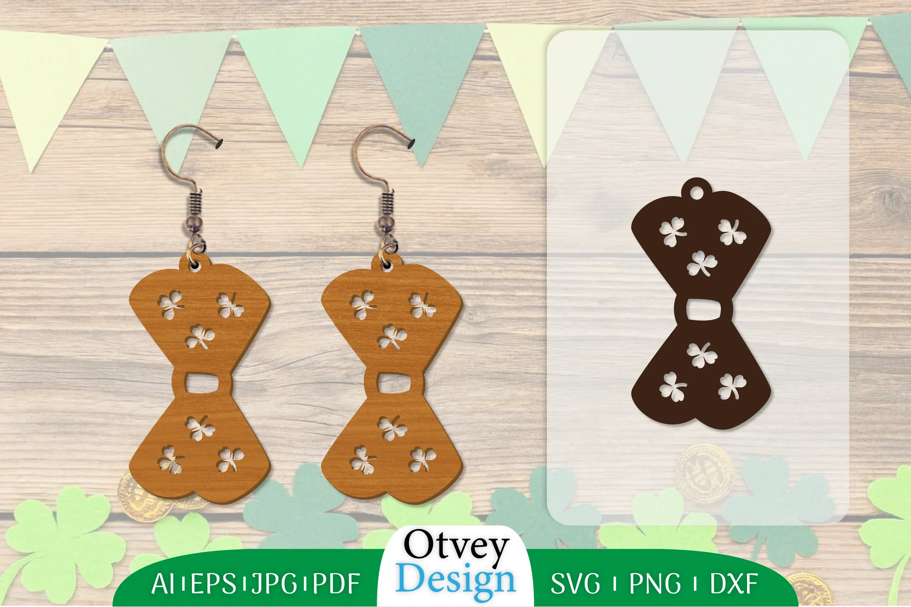 St Patrick's Day Earring SVG Bundle