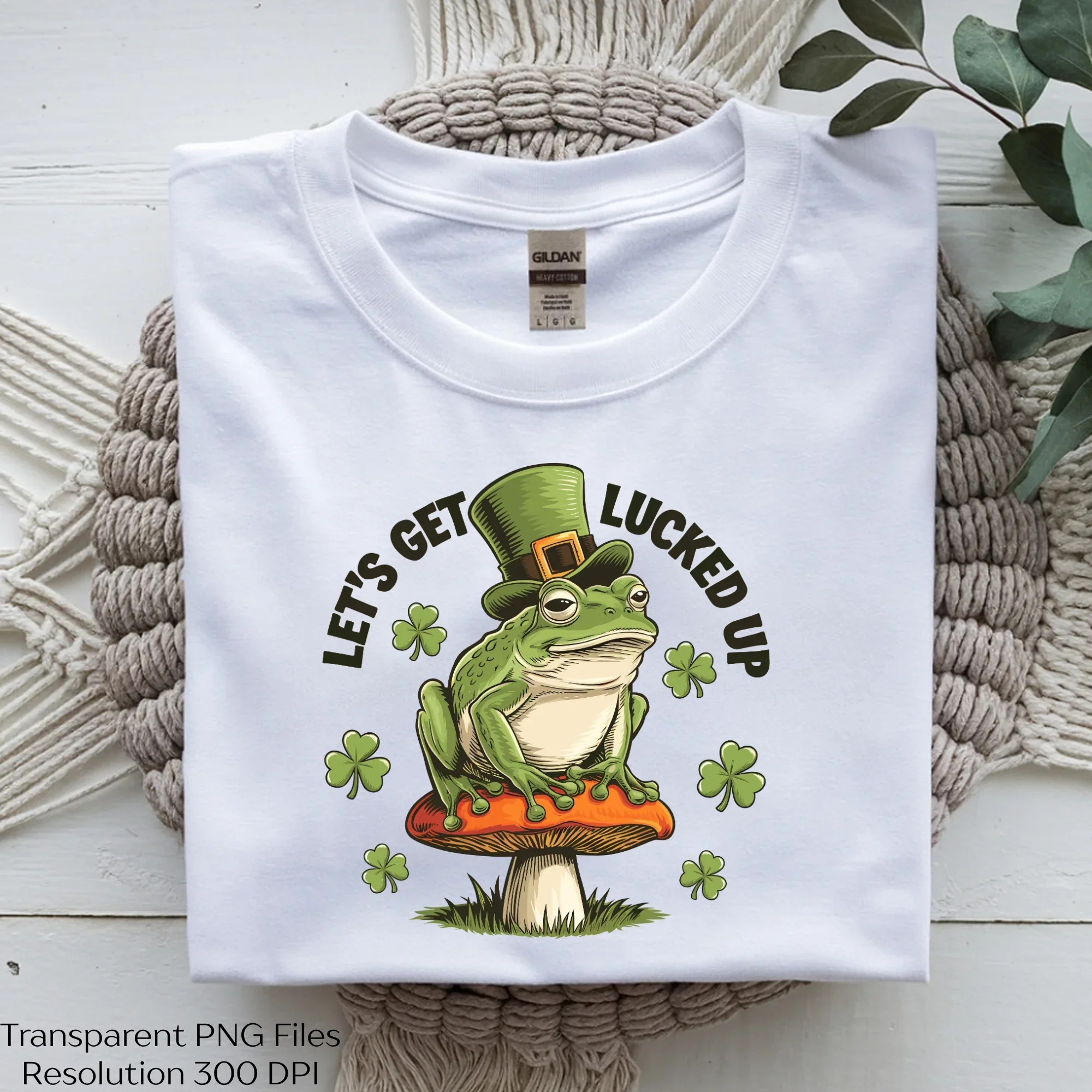 St Patrick's Day Frog Shamrock Lucky SVG Bundle