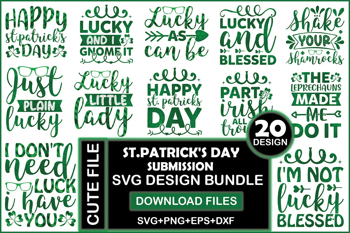 St. Patrick's Day SVG Bundle - Image 3