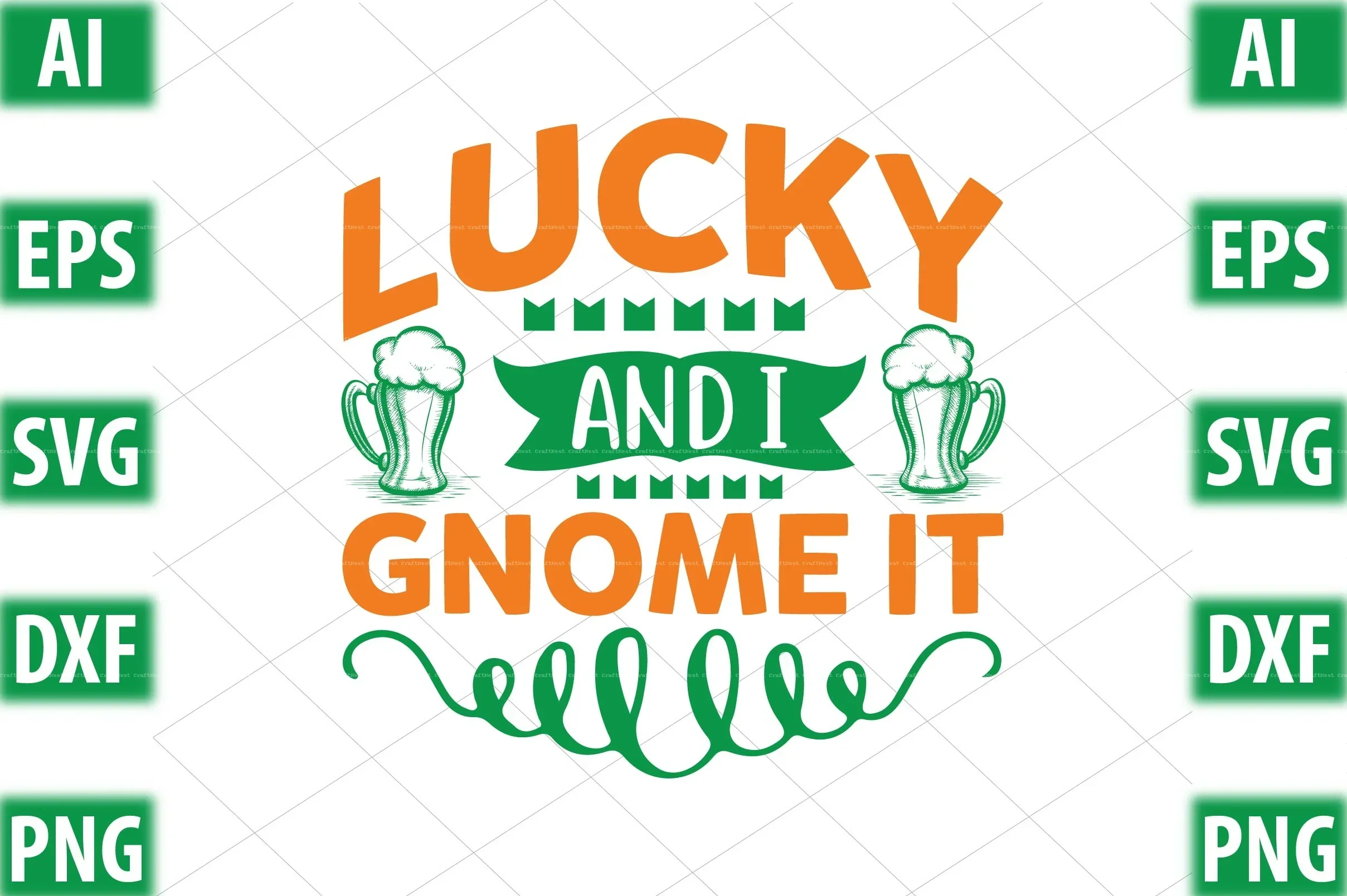 St. Patrick's Day SVG Design Bundle - Image 8