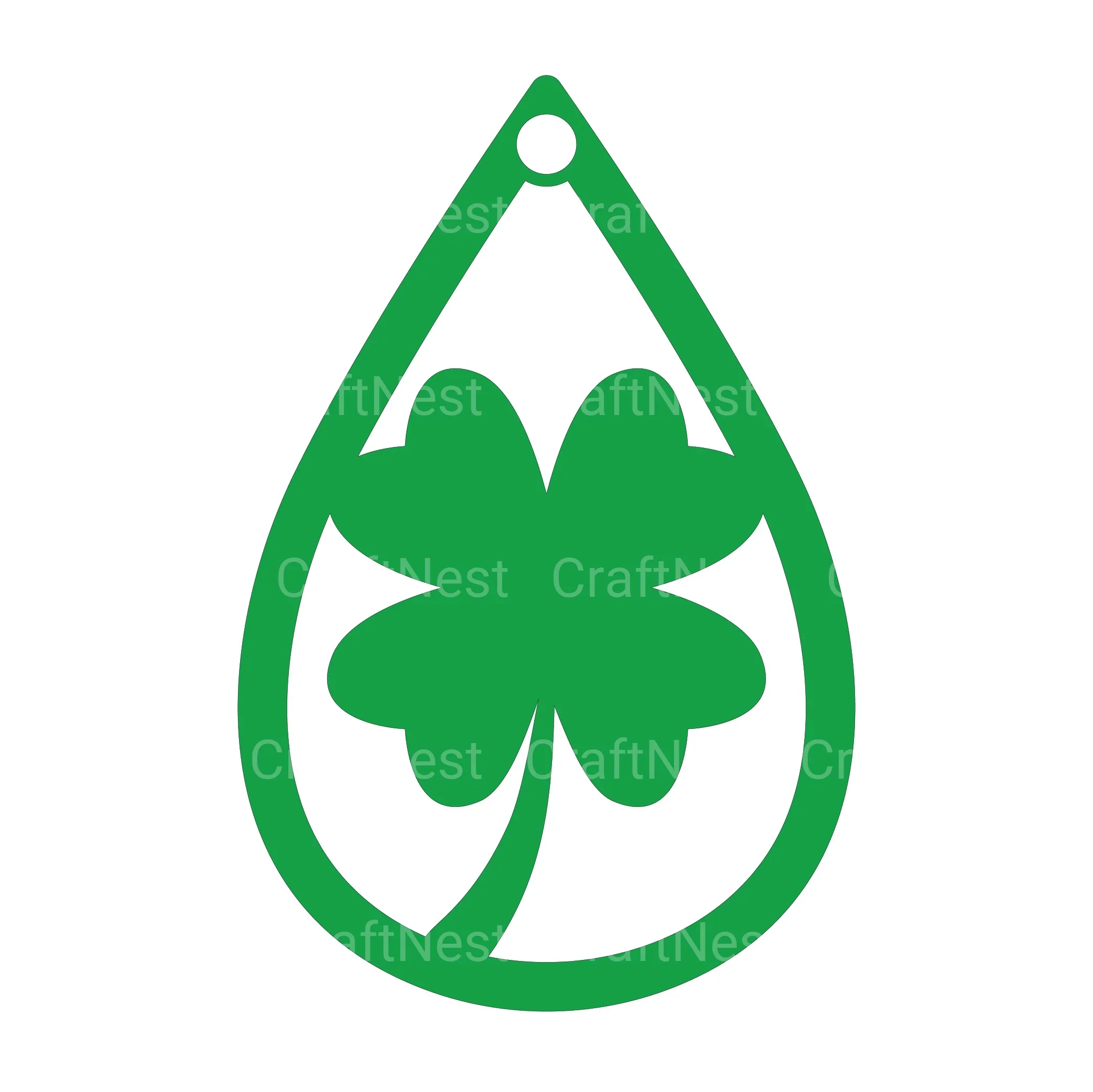 St Patrick's Earrings Laser Cut SVG Bundle - Image 2