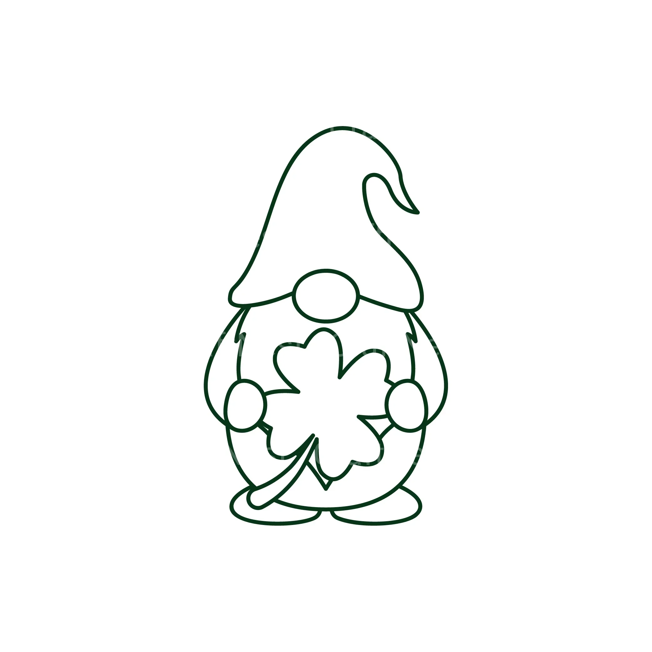 St Patrick's Gnome Mandala Layered Papercut Clipart Bundle - Image 11