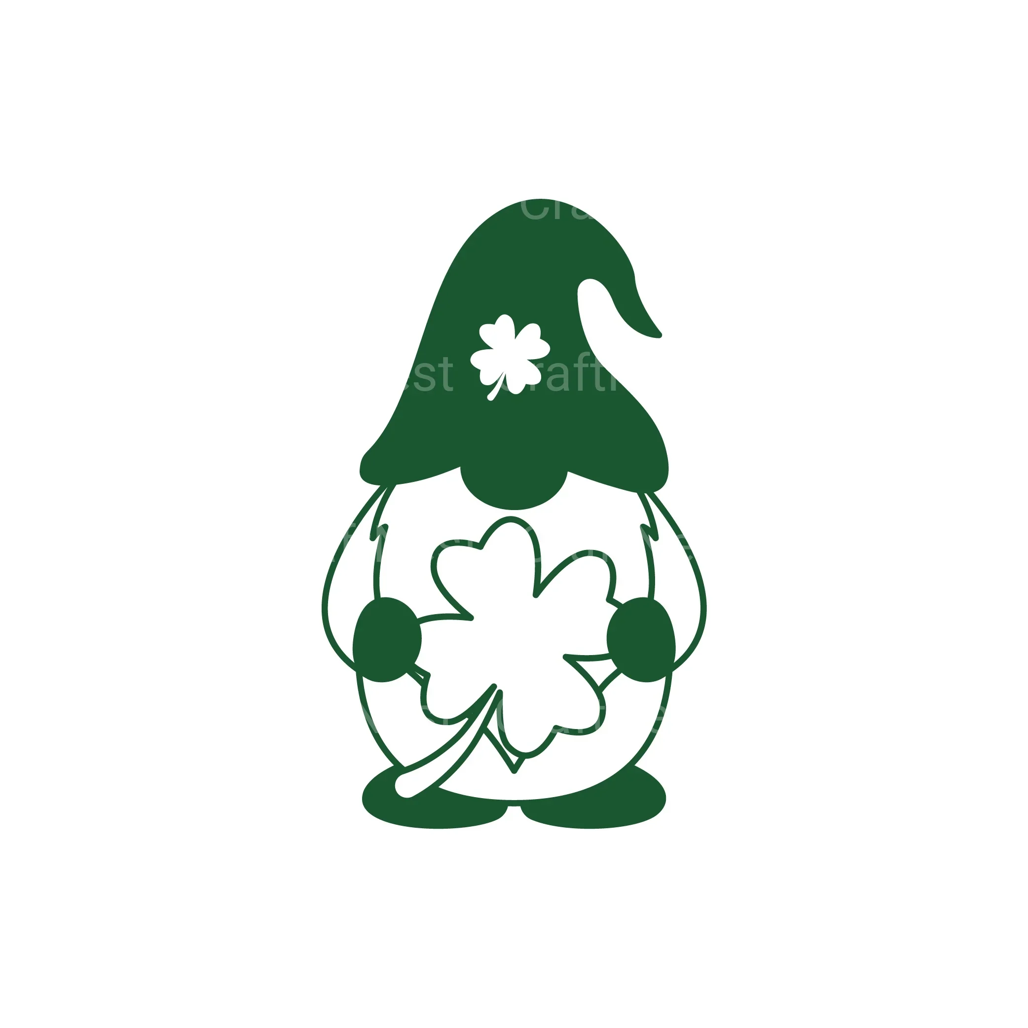 St Patrick's Gnome Mandala Layered Papercut Clipart Bundle - Image 9