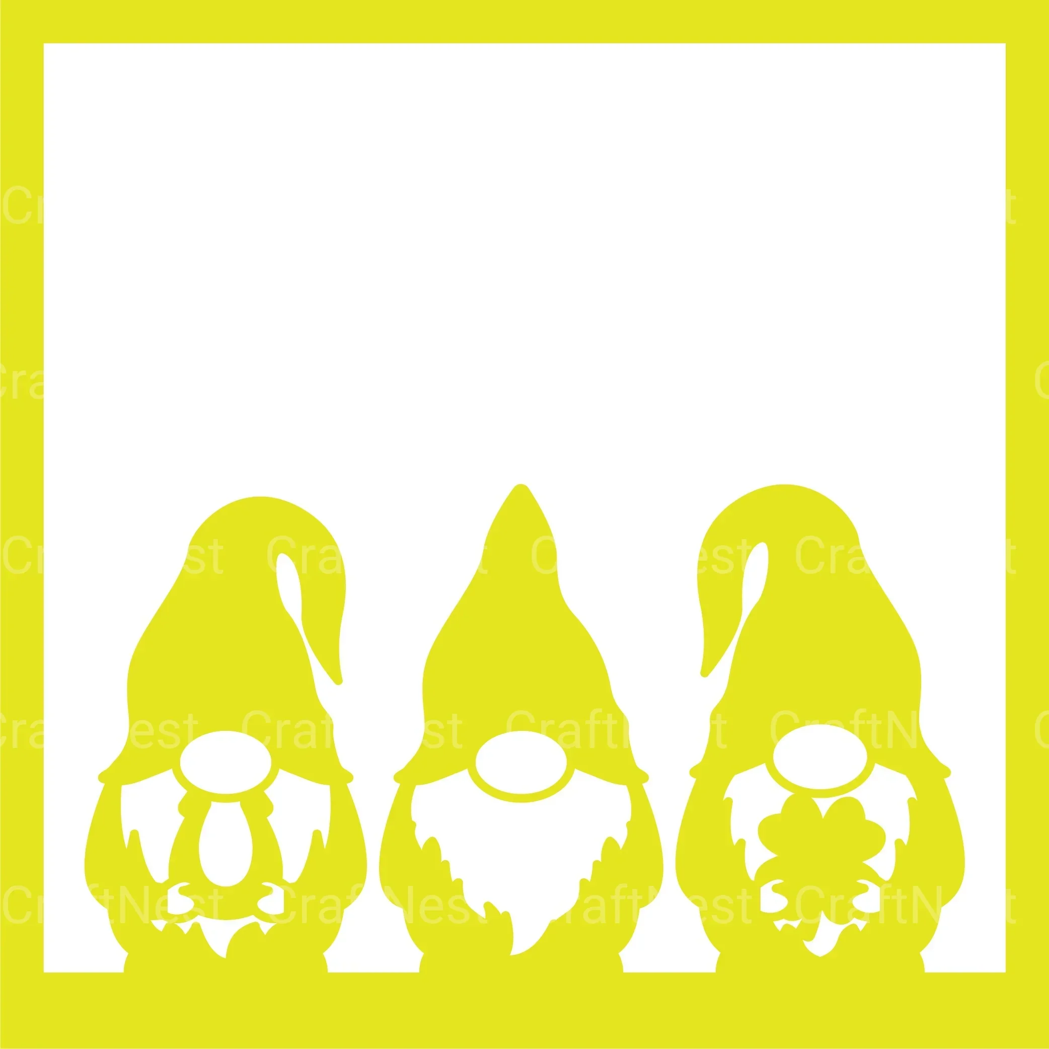 St Patrick's Gnome Mandala Layered Papercut Clipart Bundle - Image 8