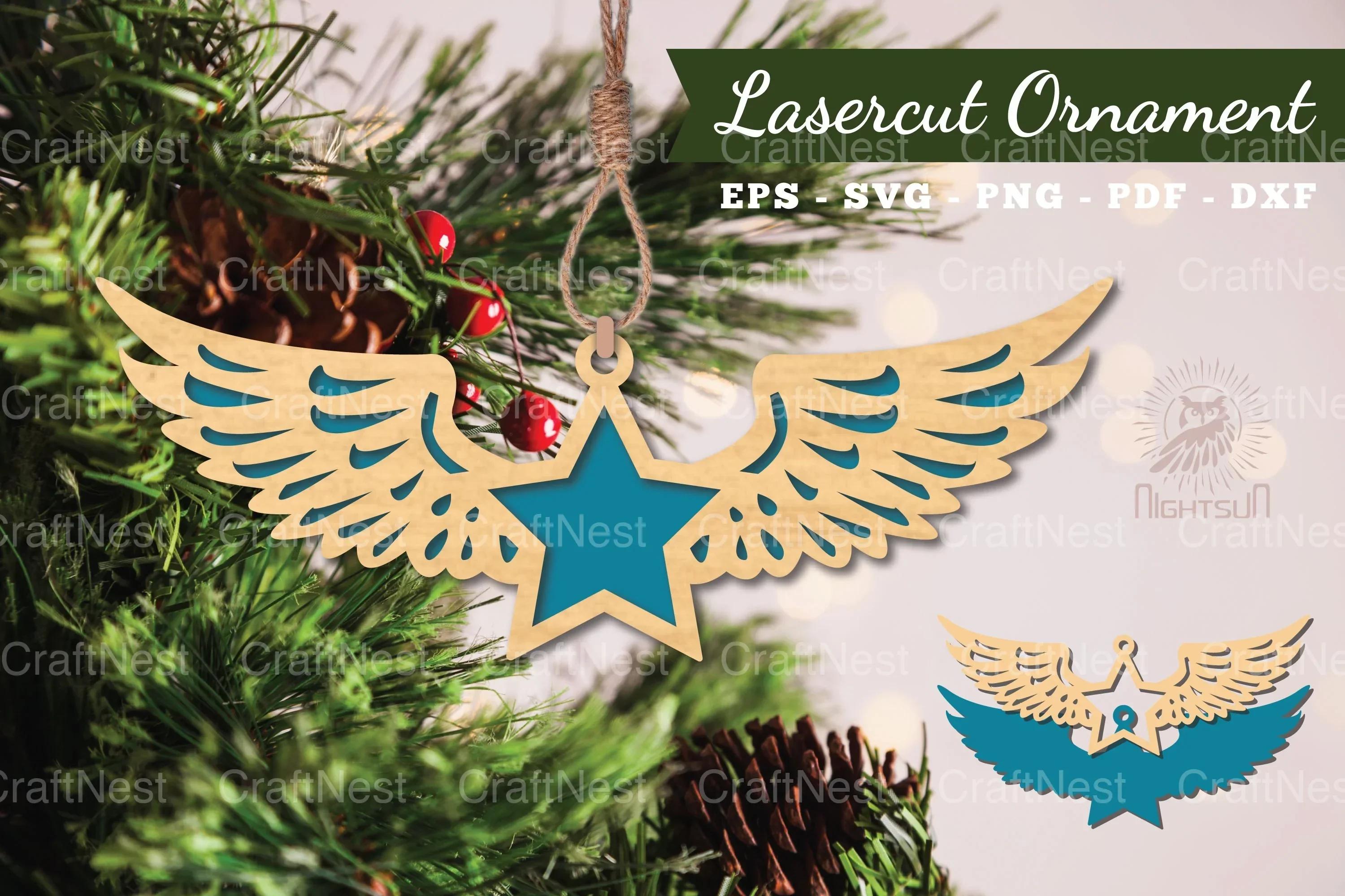 Star Laser Cut Ornament SVG Bundle