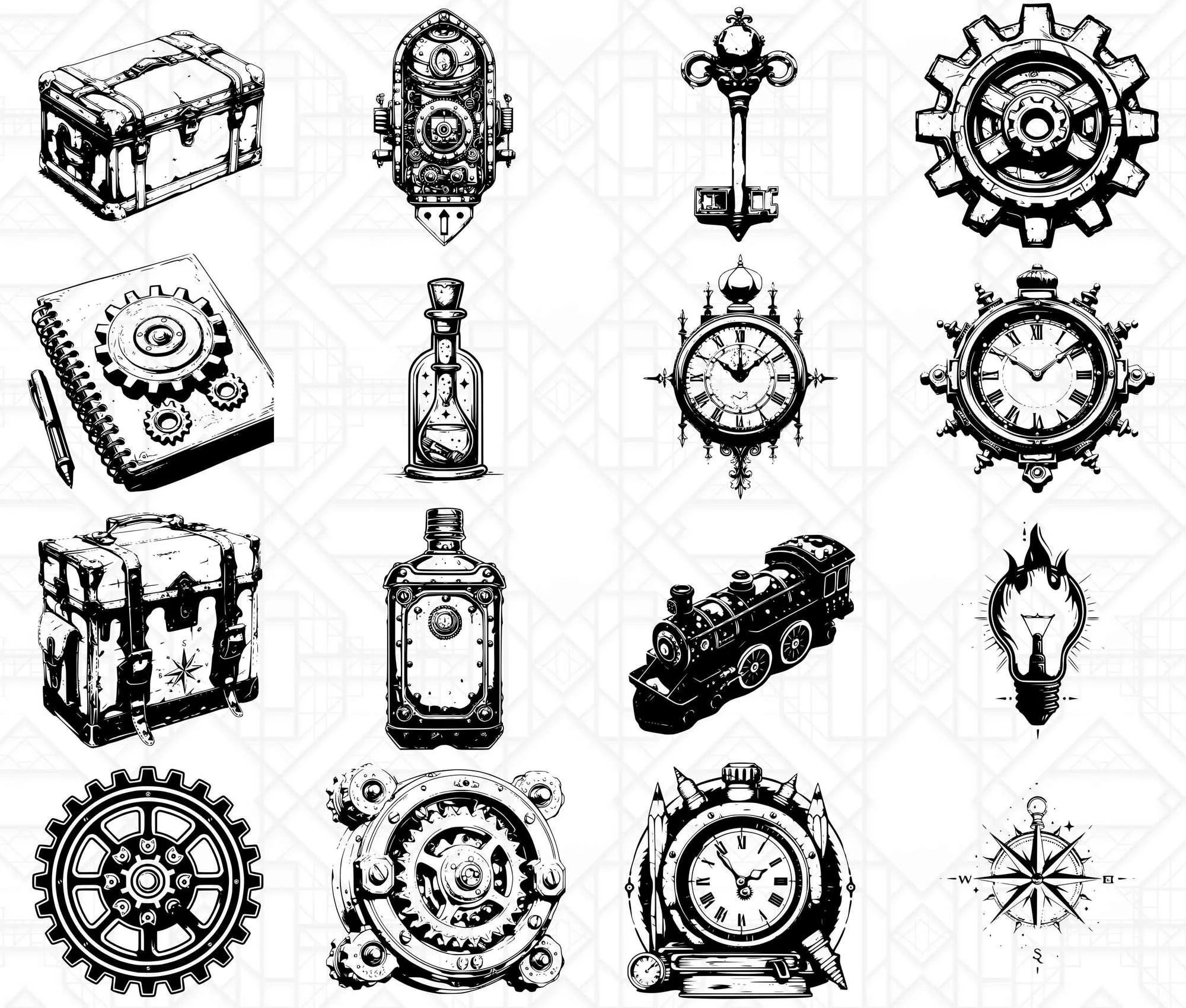 Steampunk Back To School SVG Bundle - Image 2
