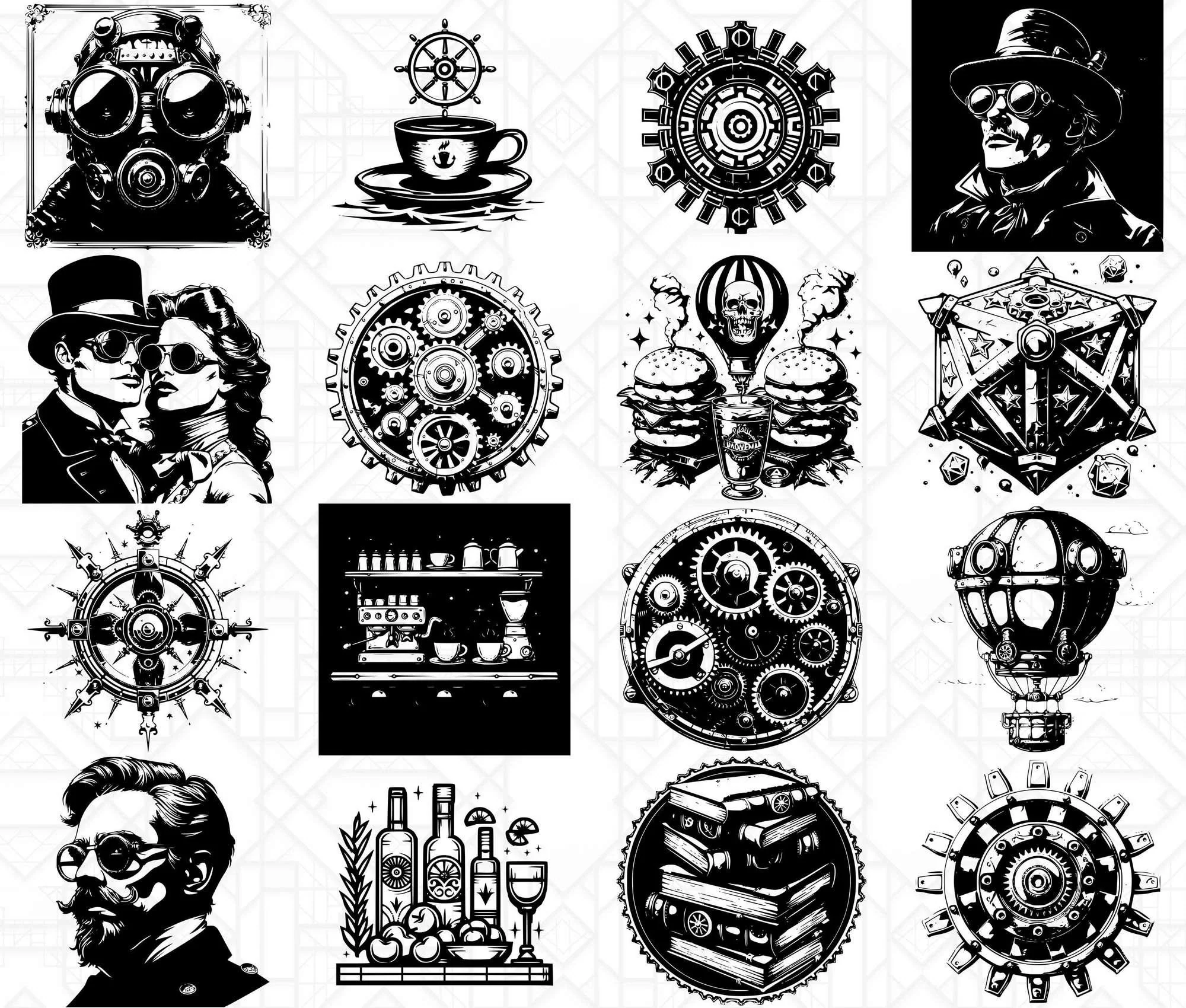 Steampunk Summer SVG Bundle - Image 3