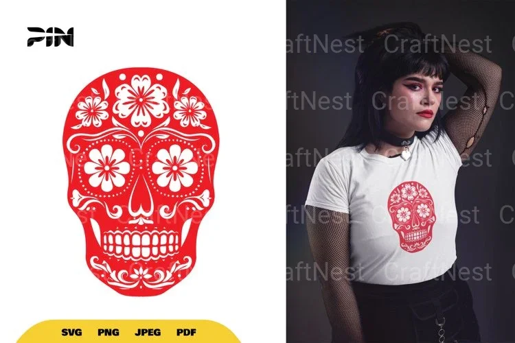 Sugar Skull Halloween SVG Bundle