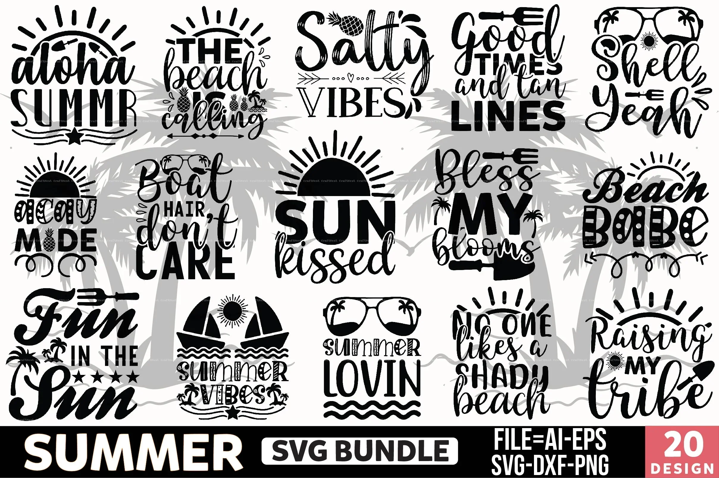 Summer Design SVG Bundle