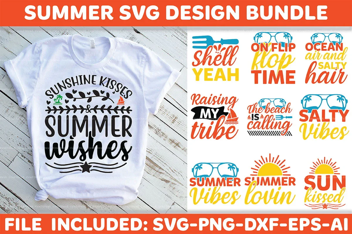 Summer Design SVG Bundle