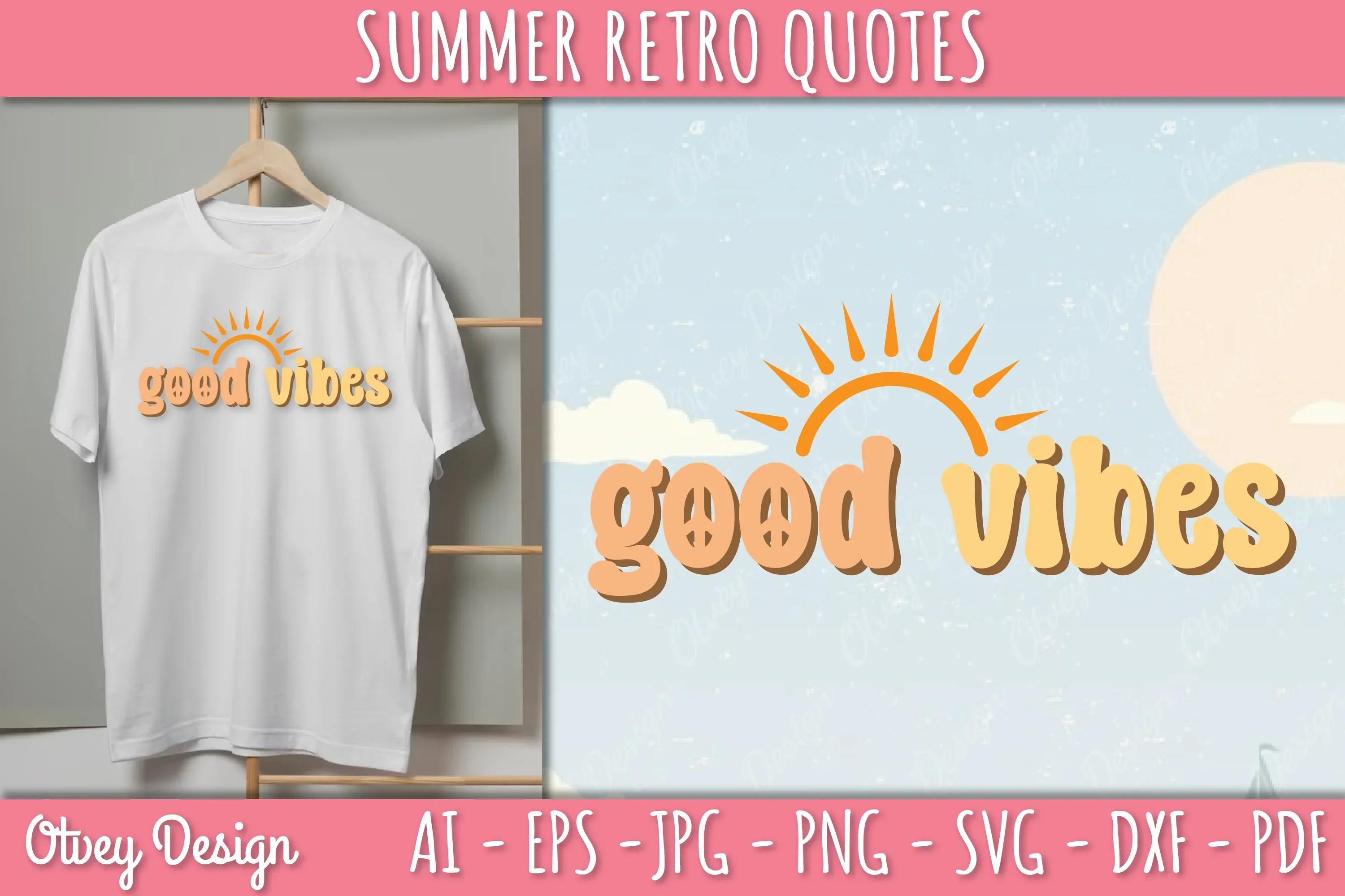Summer Retro Quotes SVG Bundle - Image 2