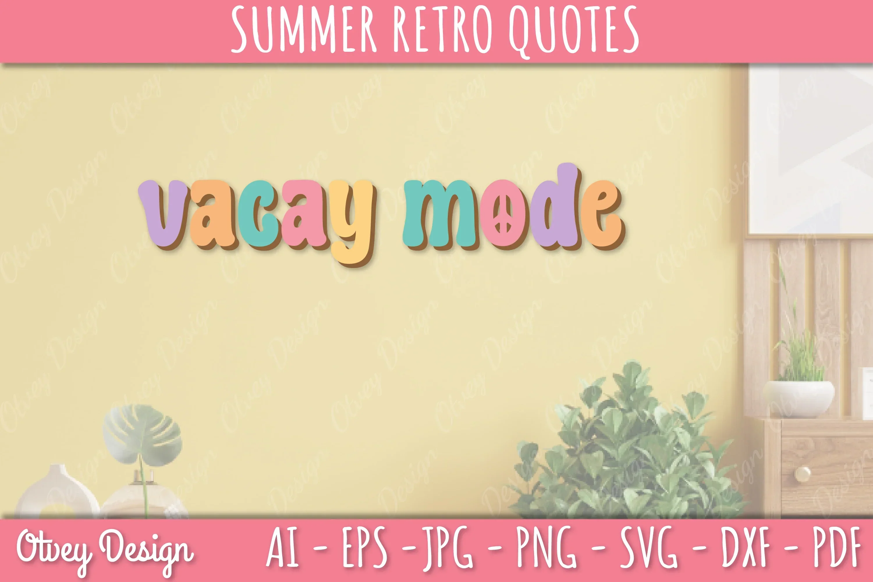 Summer Retro Quotes SVG Bundle