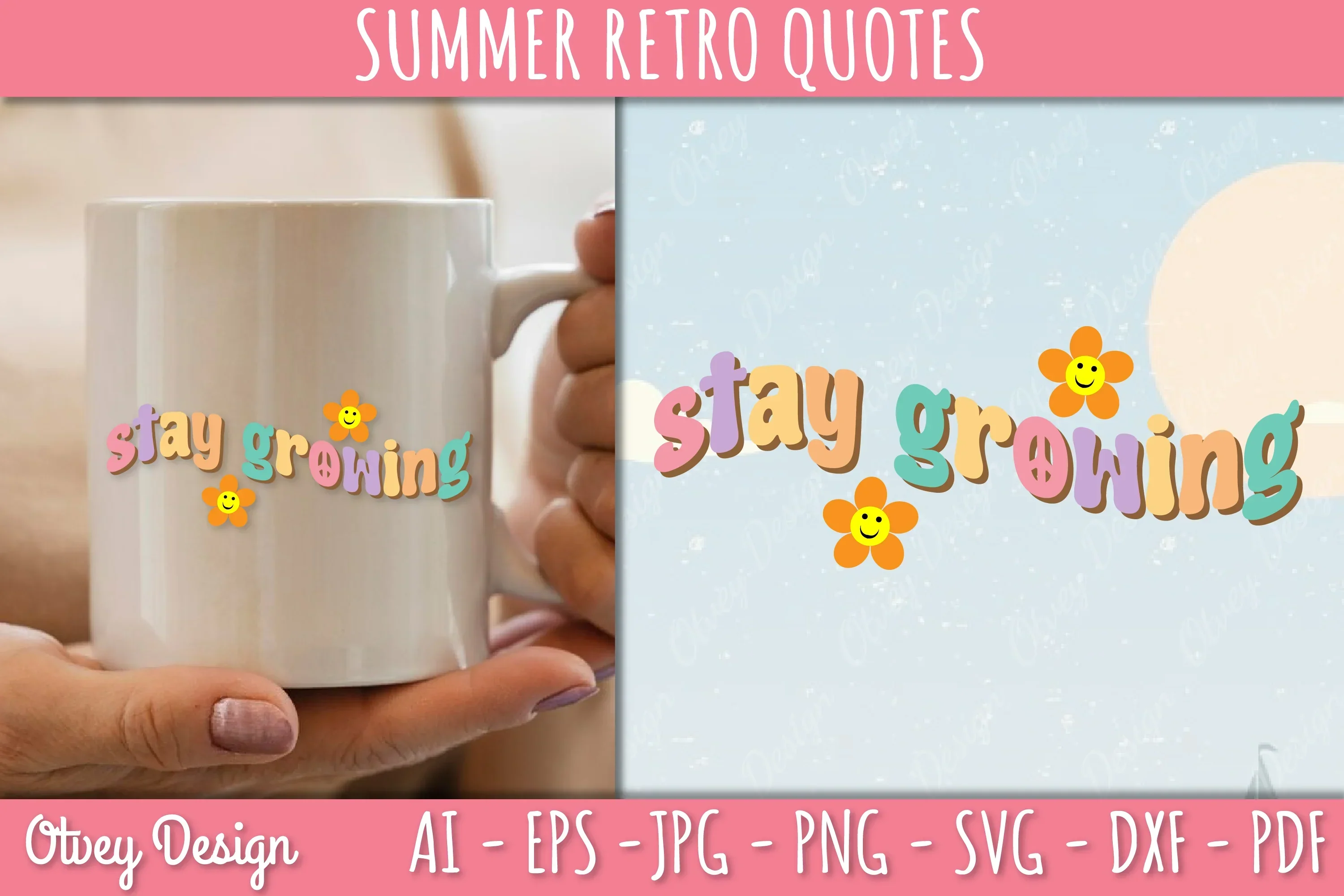 Summer Retro Quotes SVG Bundle - Image 3