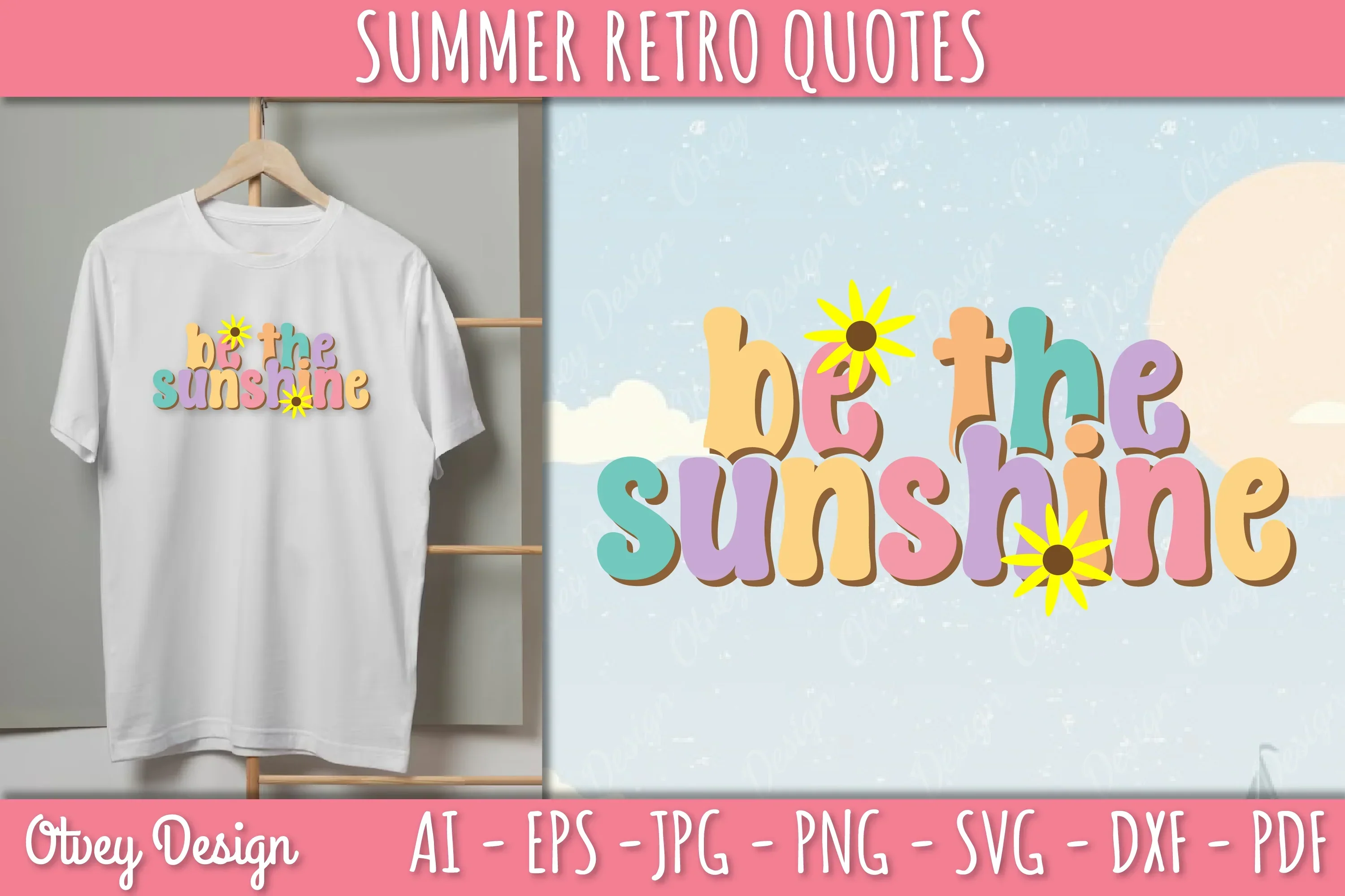 Summer Retro Quotes SVG Bundle - Image 2