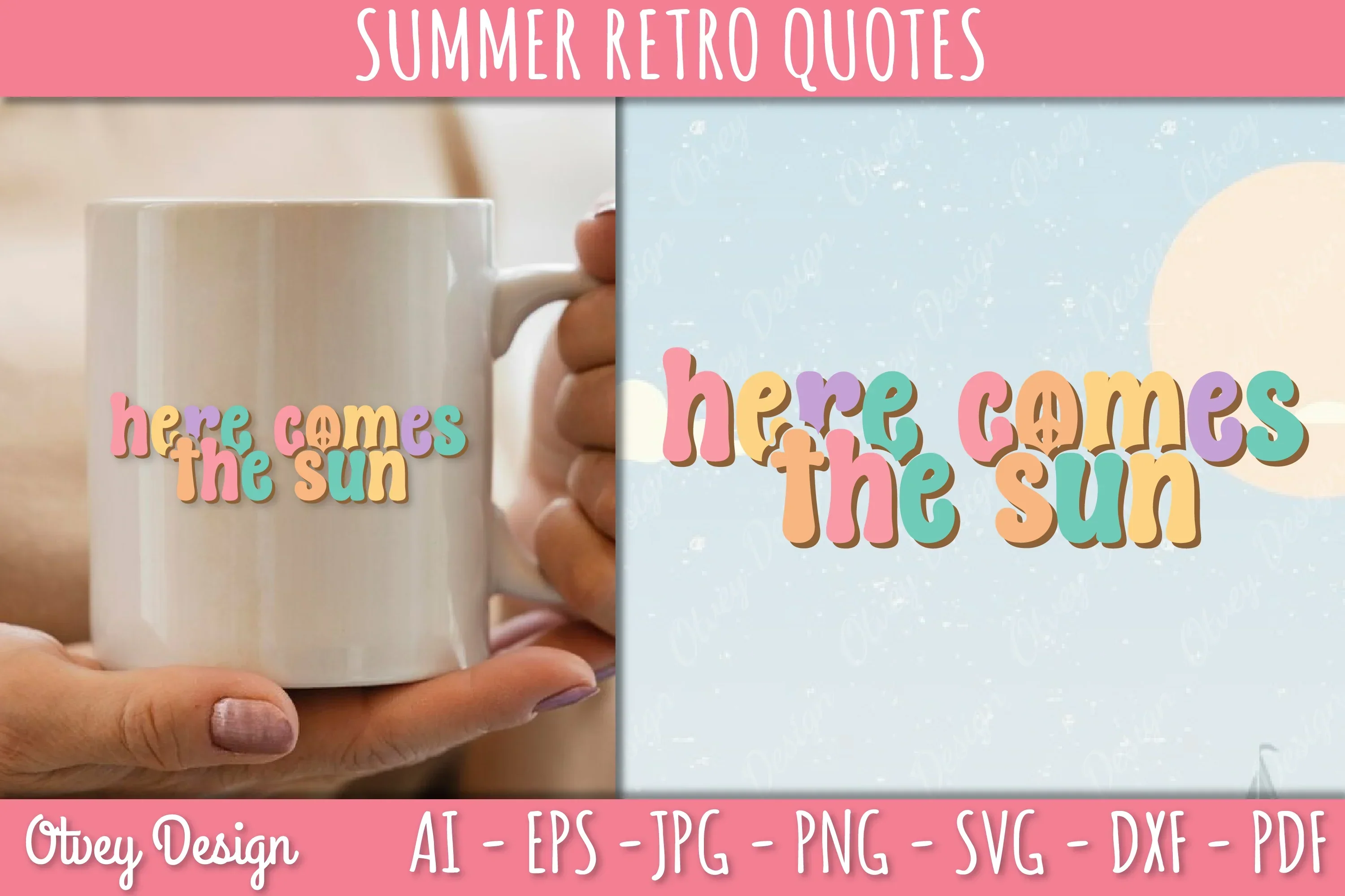Summer Retro Quotes SVG Bundle - Image 3