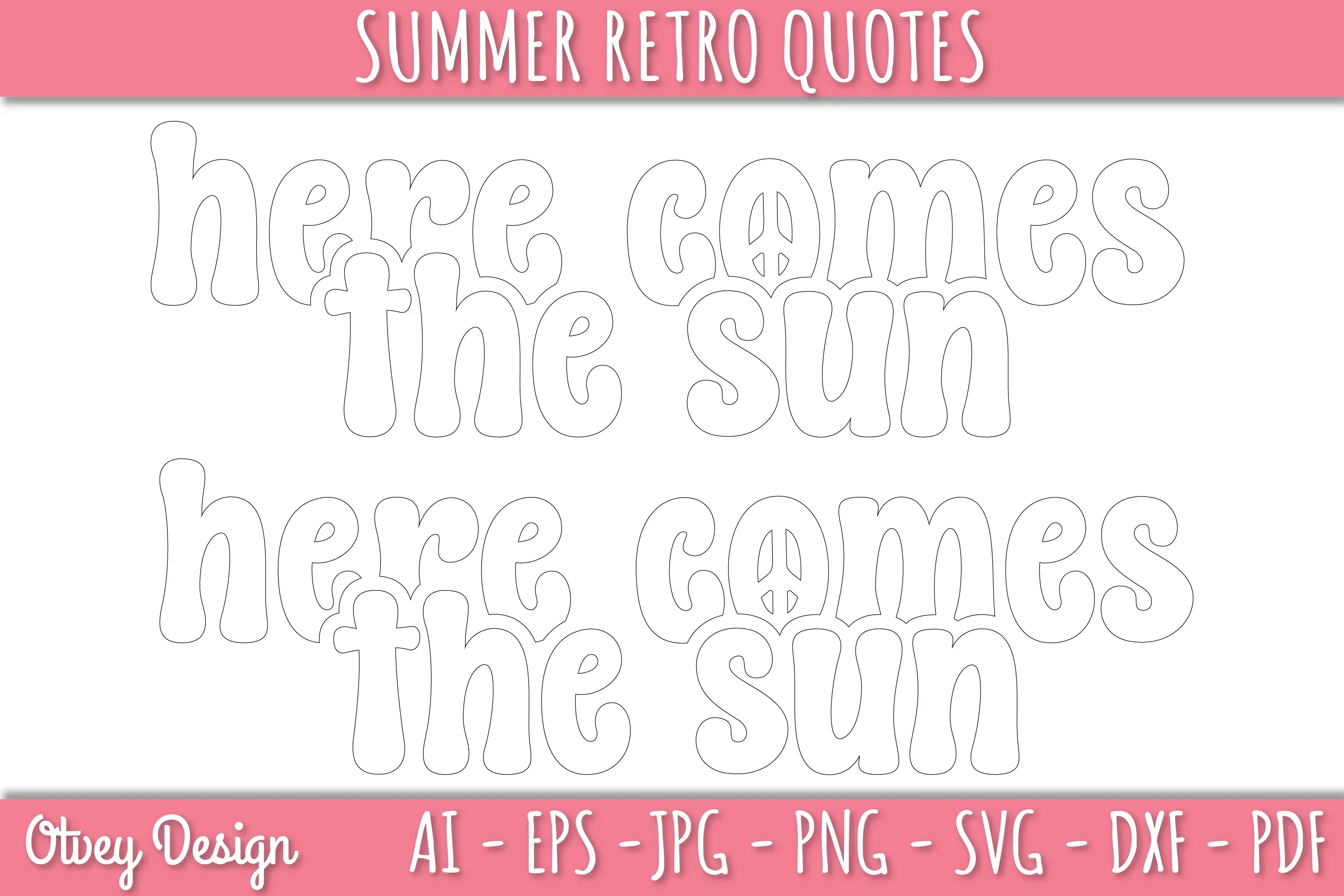 Summer Retro Quotes SVG Bundle - Image 4