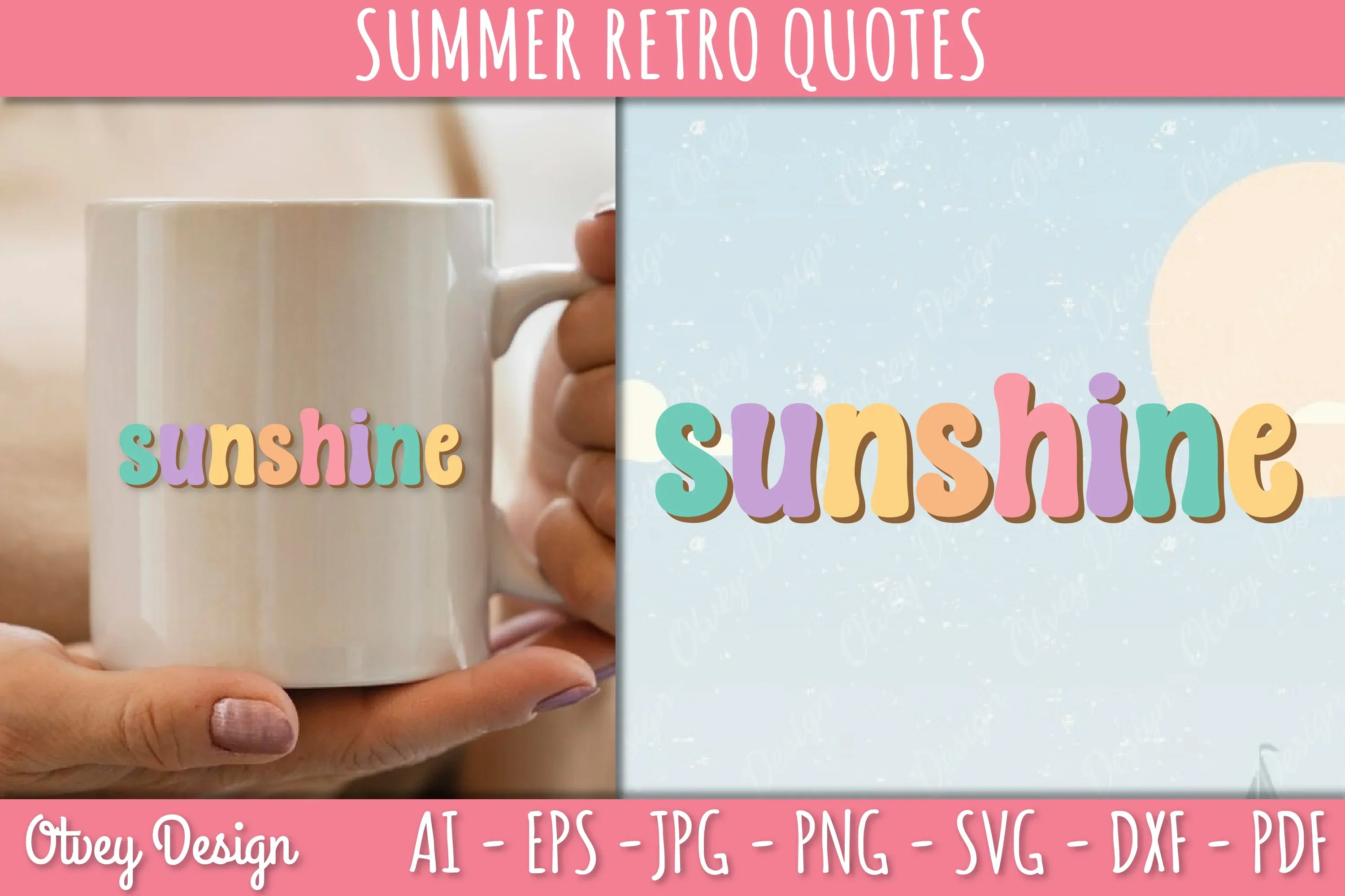 Summer Retro Quotes SVG Bundle - Image 3