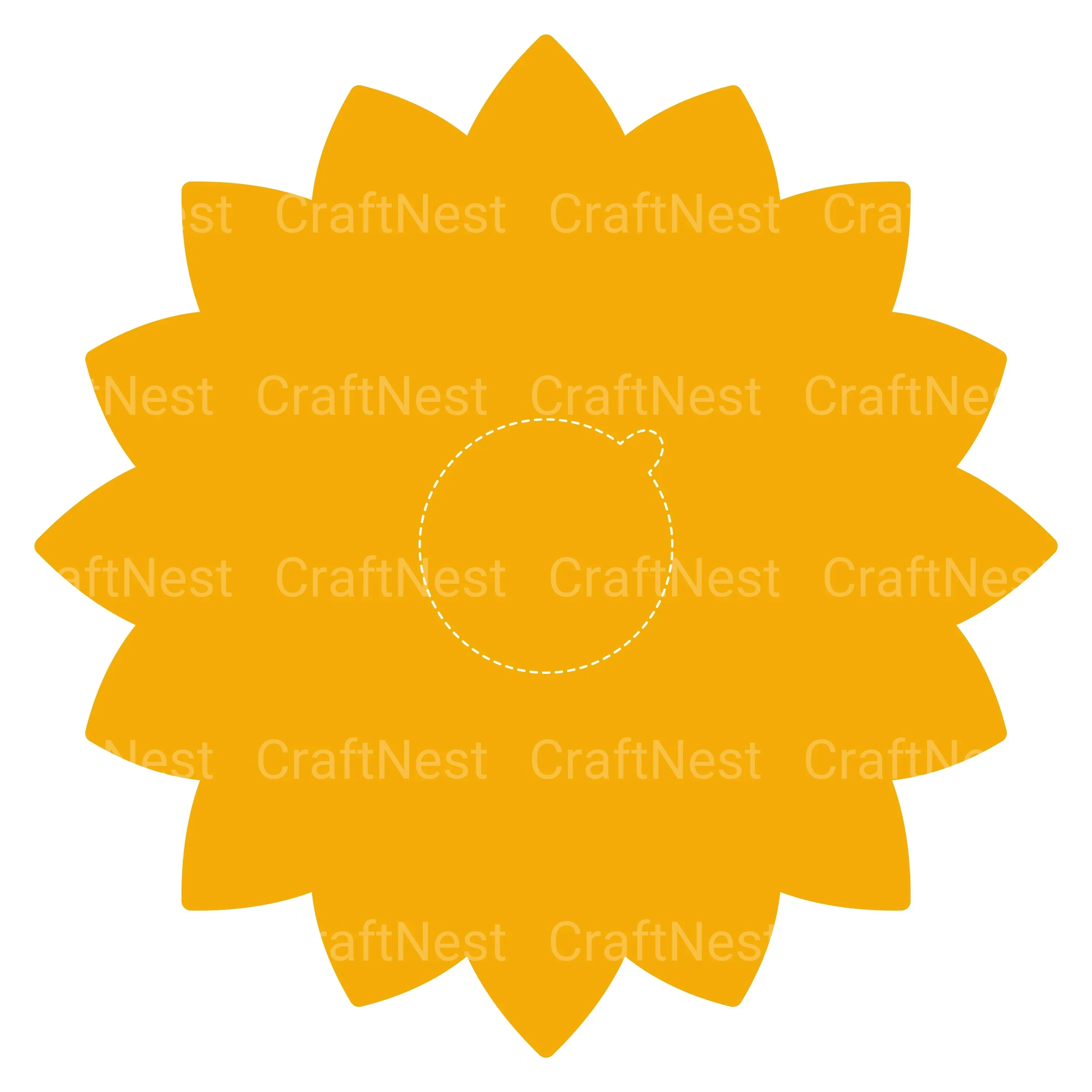 Sunflower Candy Holder SVG Bundle - Image 3