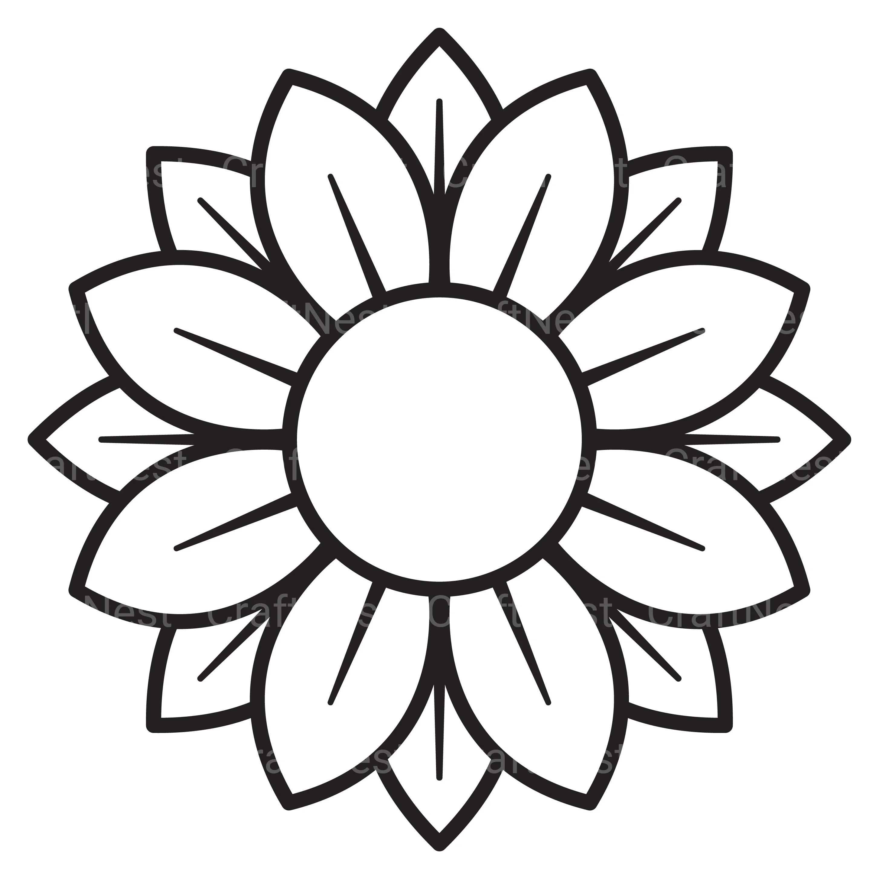 Sunflower Candy Holder SVG Bundle - Image 5