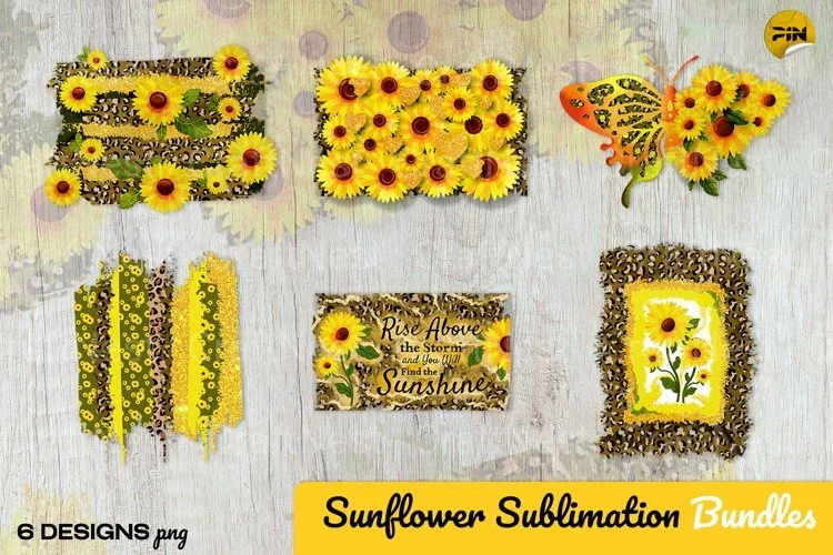 Sunflower Clipart Bundle