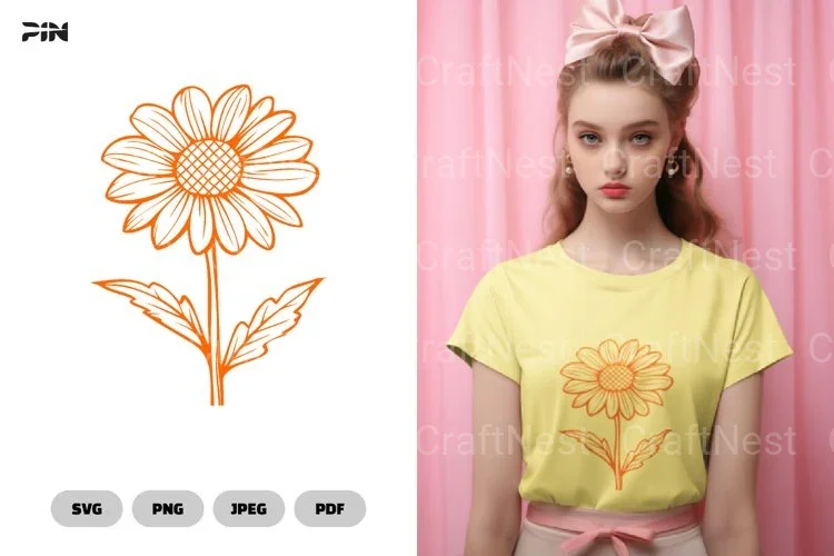 Sunflower Flower SVG Bundle