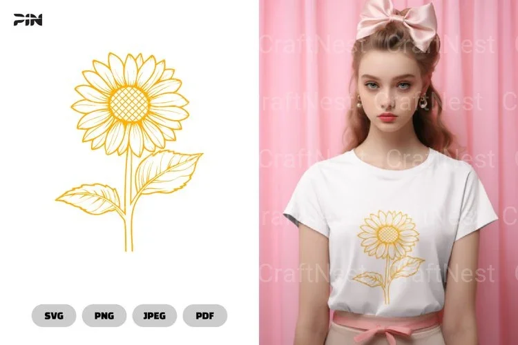 Sunflower Flower SVG Bundle