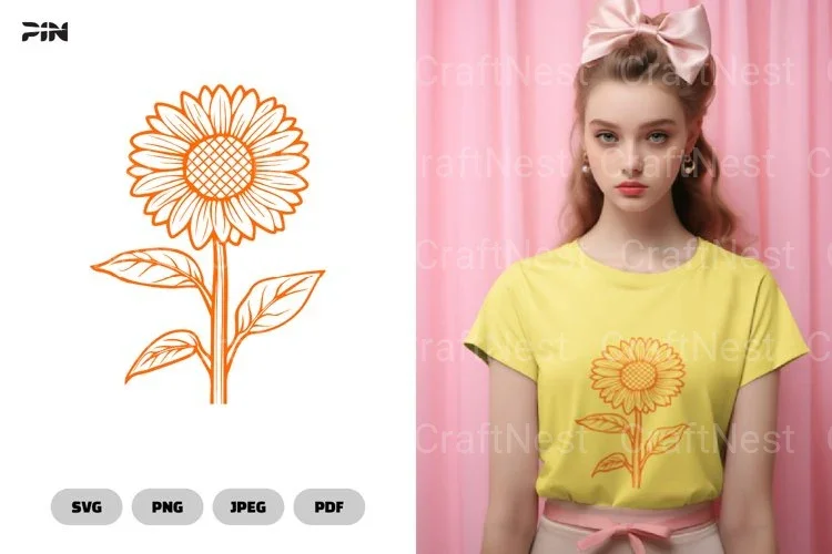 Sunflower Flower SVG Bundle