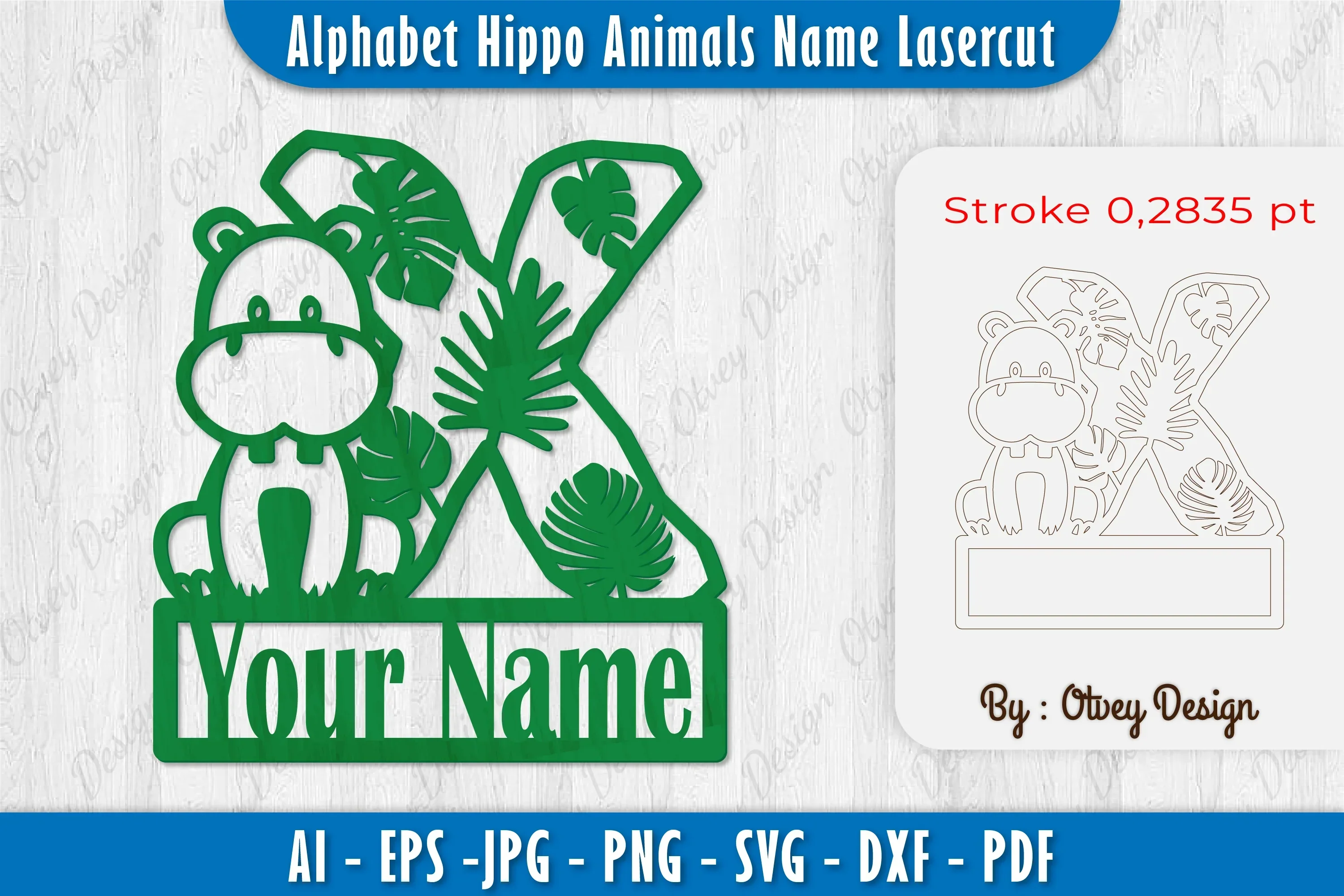 X-Your Name SVG Bundle