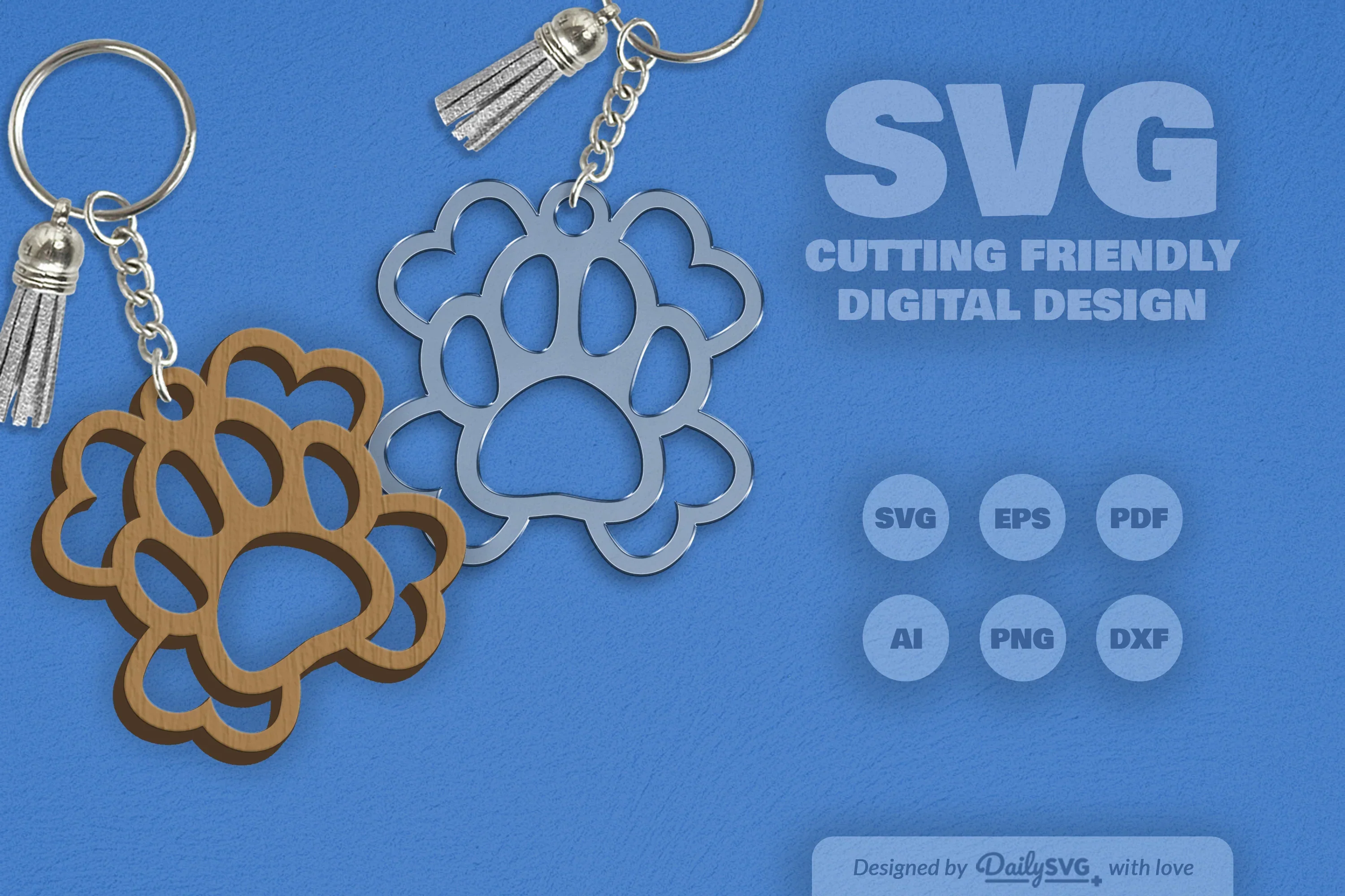 SVG Paw Print SVG Bundle - Image 2