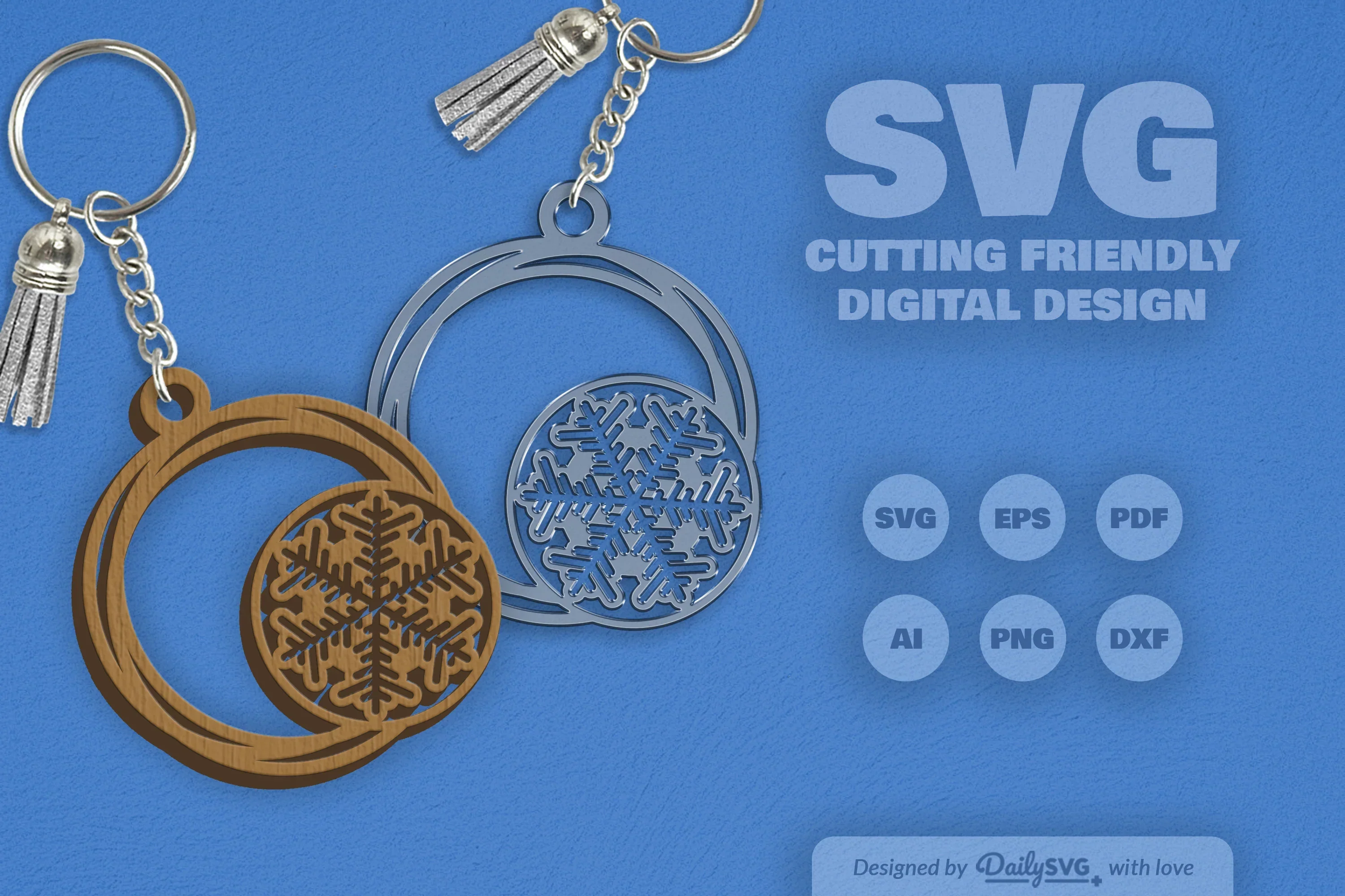 SVG Round Snowflake SVG Bundle - Image 2
