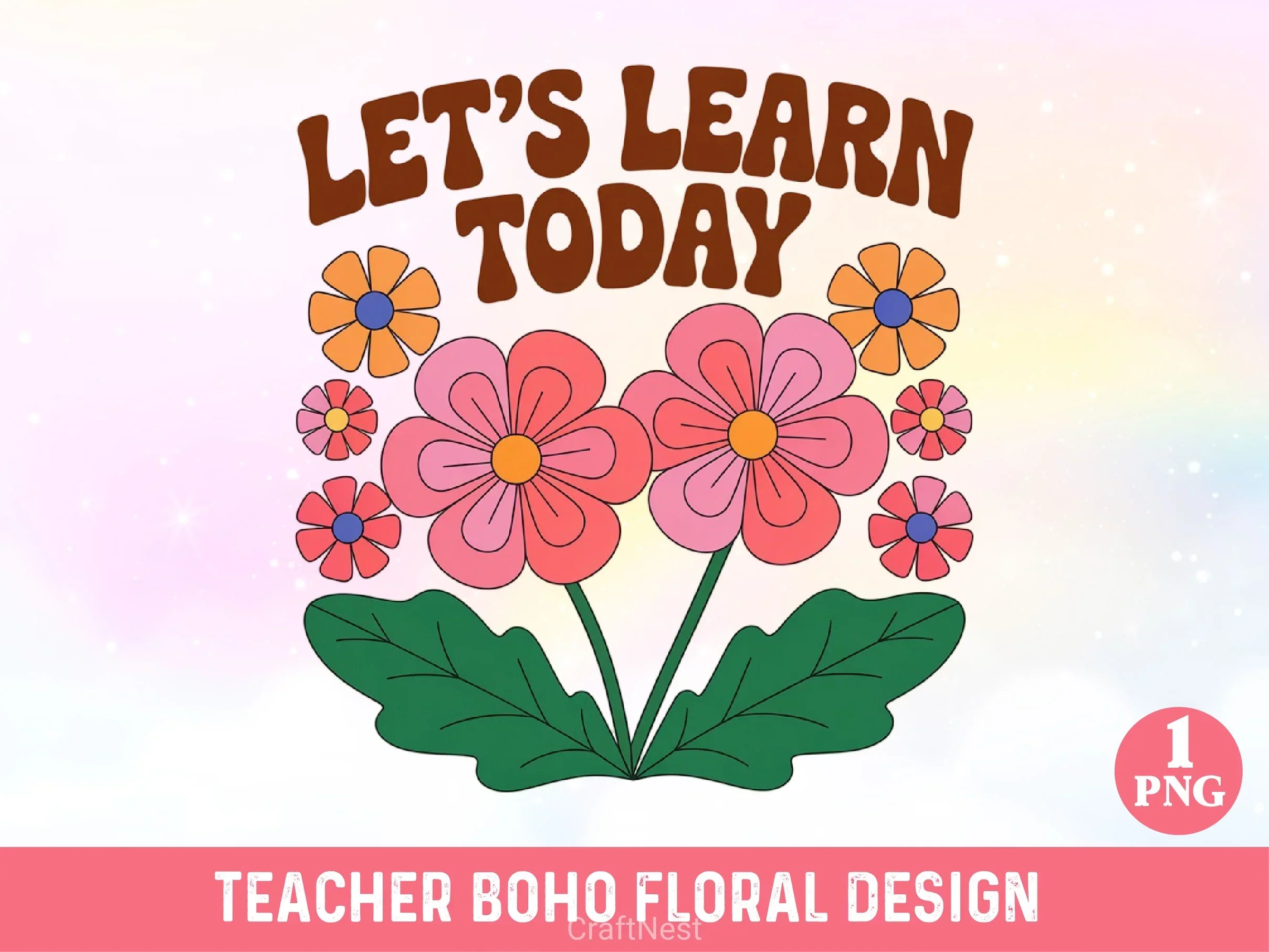 Teacher Boho Floral SVG Bundle - Image 10
