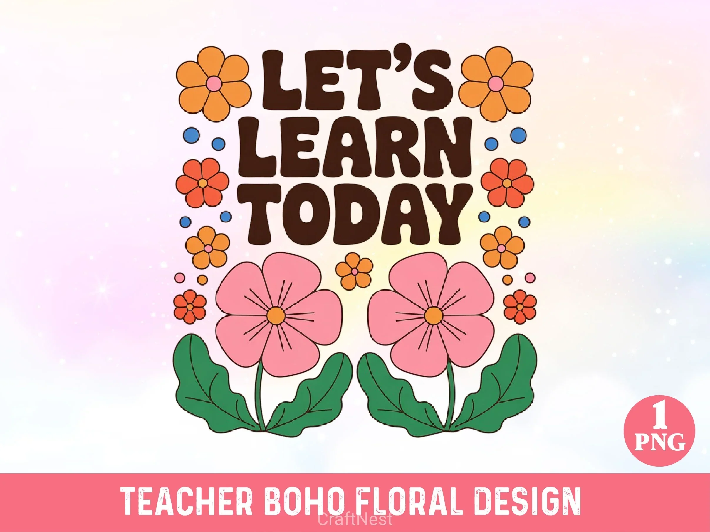 Teacher Boho Floral SVG Bundle - Image 11
