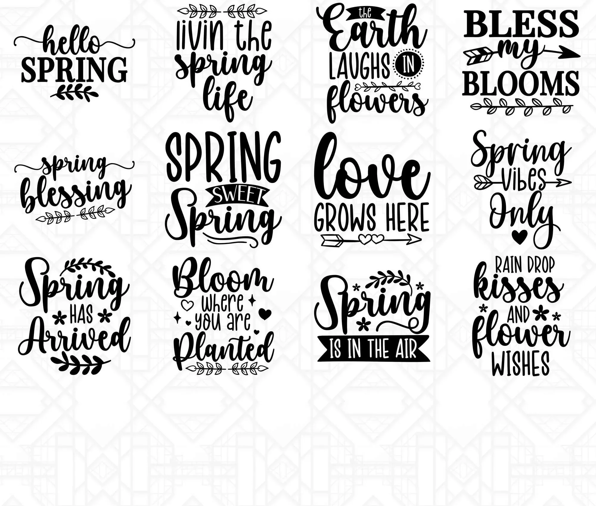 Spring Door Sign SVG - Image 2