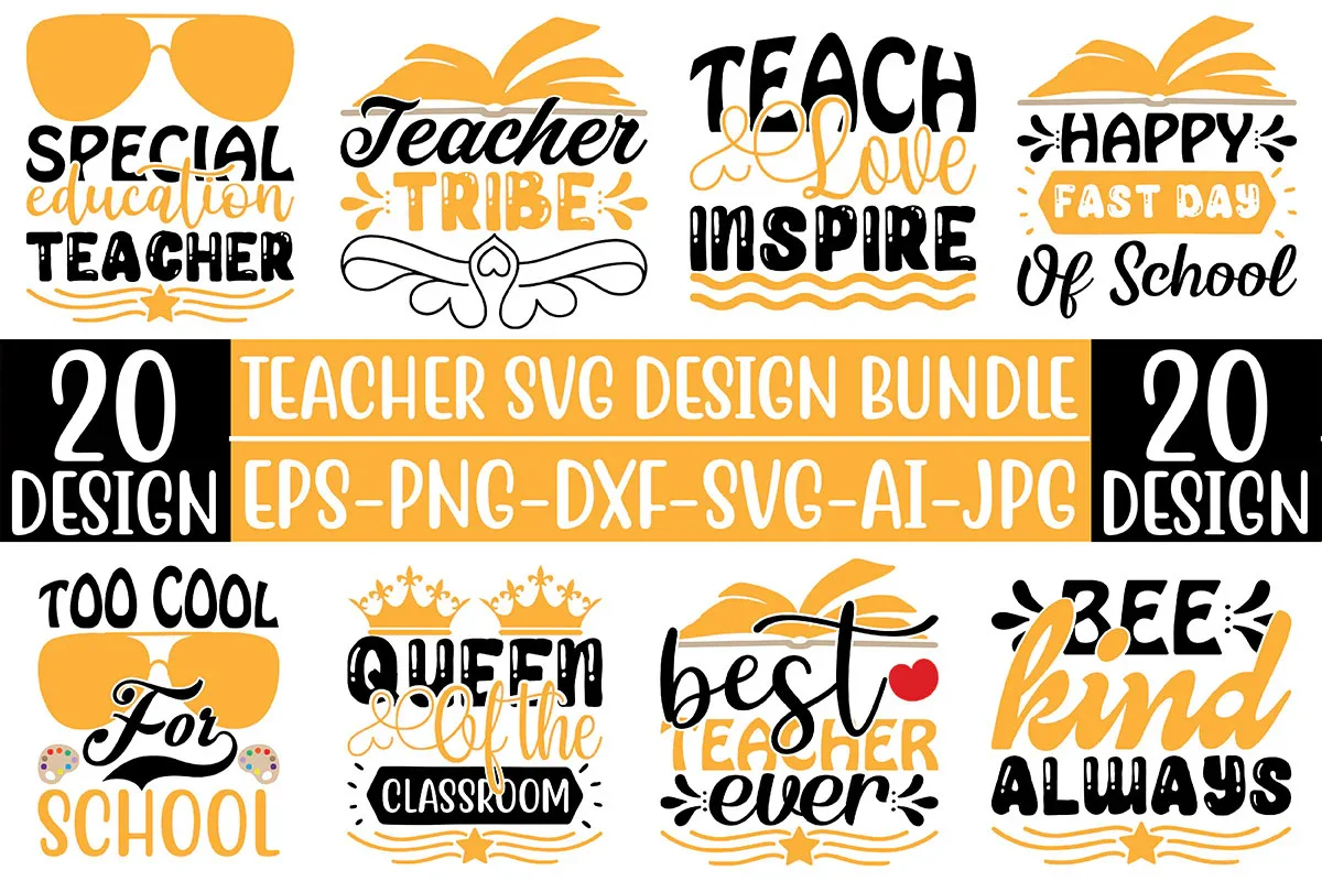 Teacher SVG Bundle