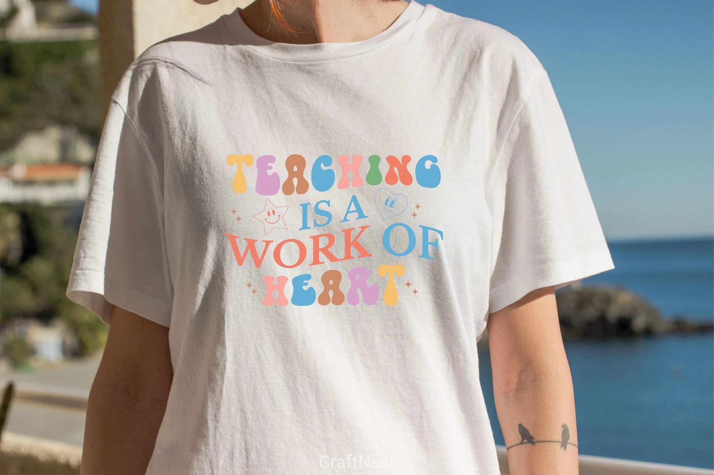 Teaching Is A Work Of Heart SVG Bundle - Image 3