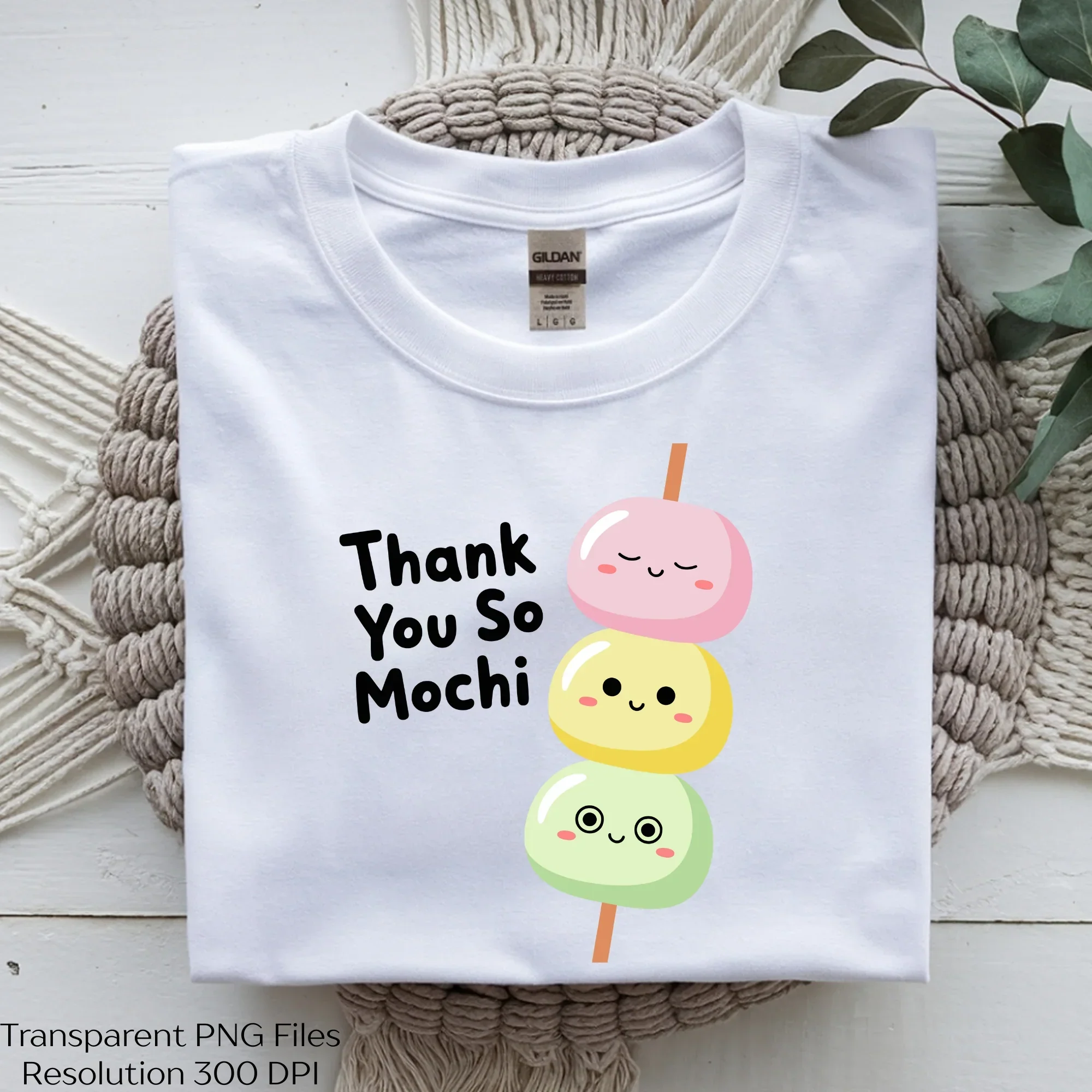 Thank You So Mochi Kawaii Food Pun SVG Bundle