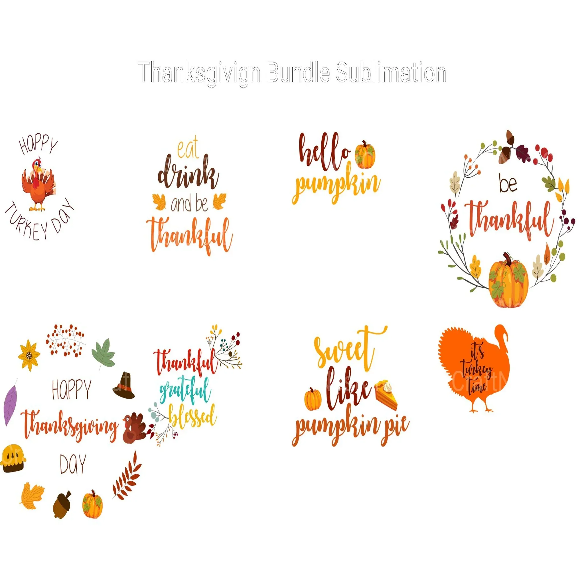 Thanksgiving SVG Bundle - Image 2