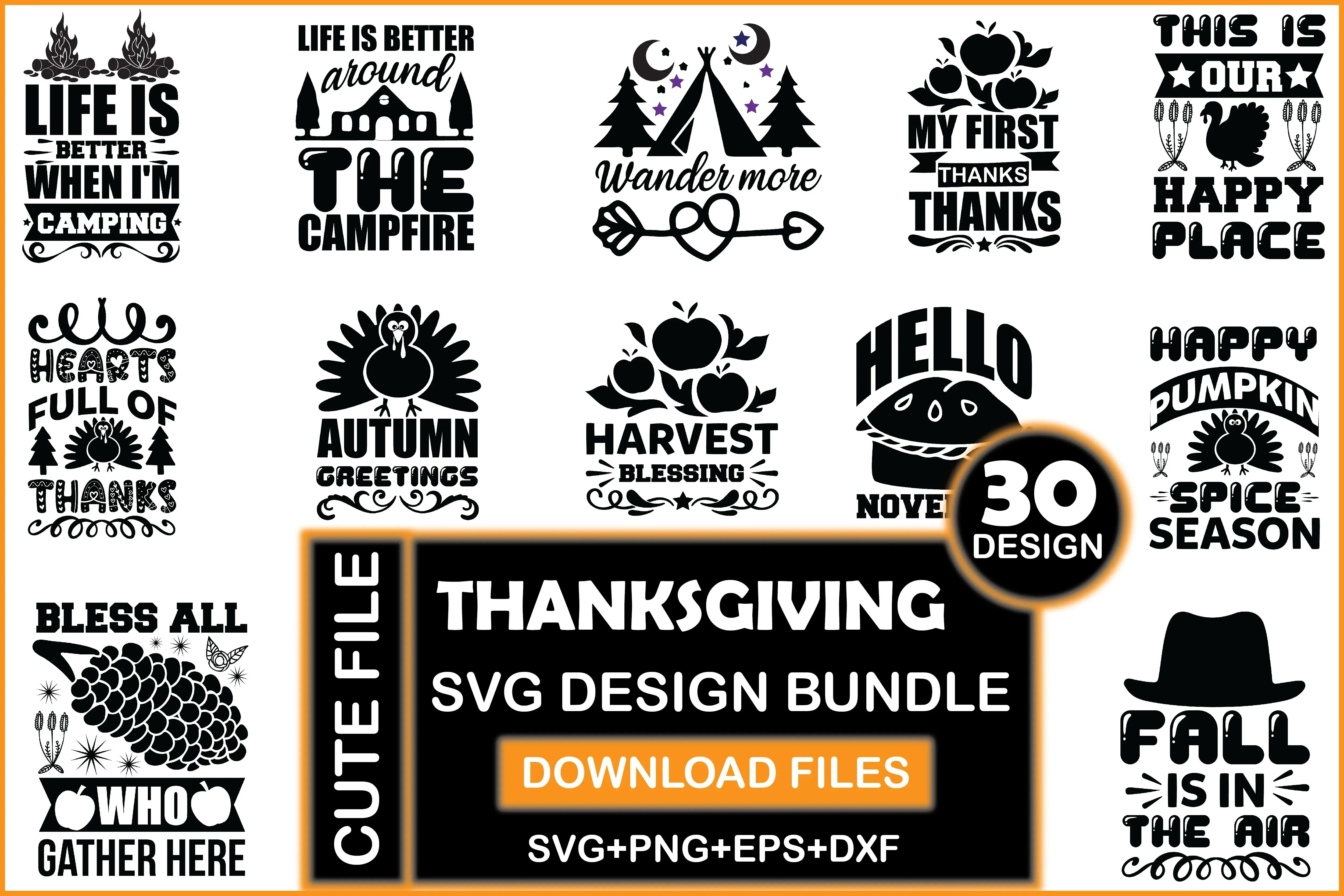 Thanksgiving SVG Bundle - Image 2