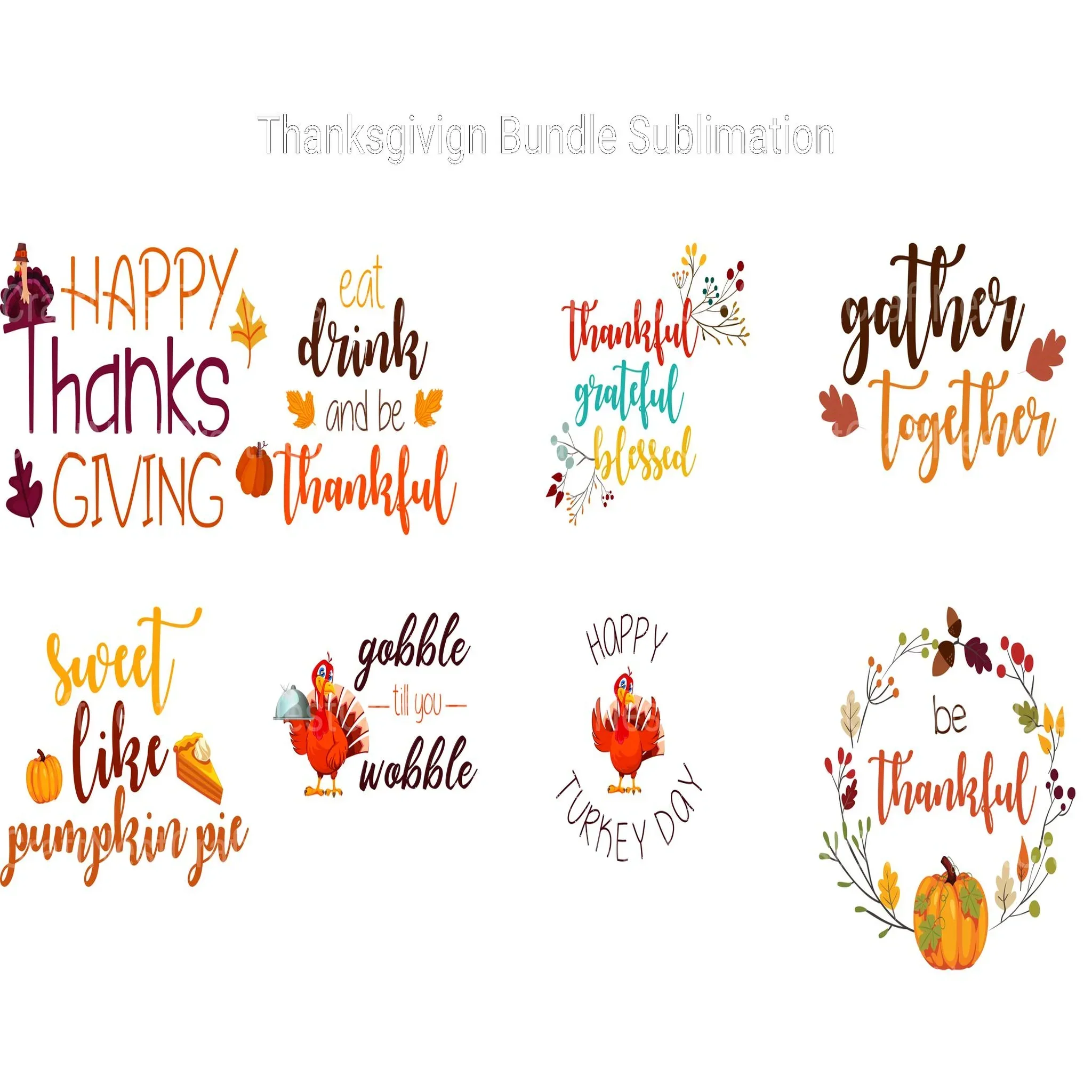 Thanksgiving SVG Bundle - Image 5