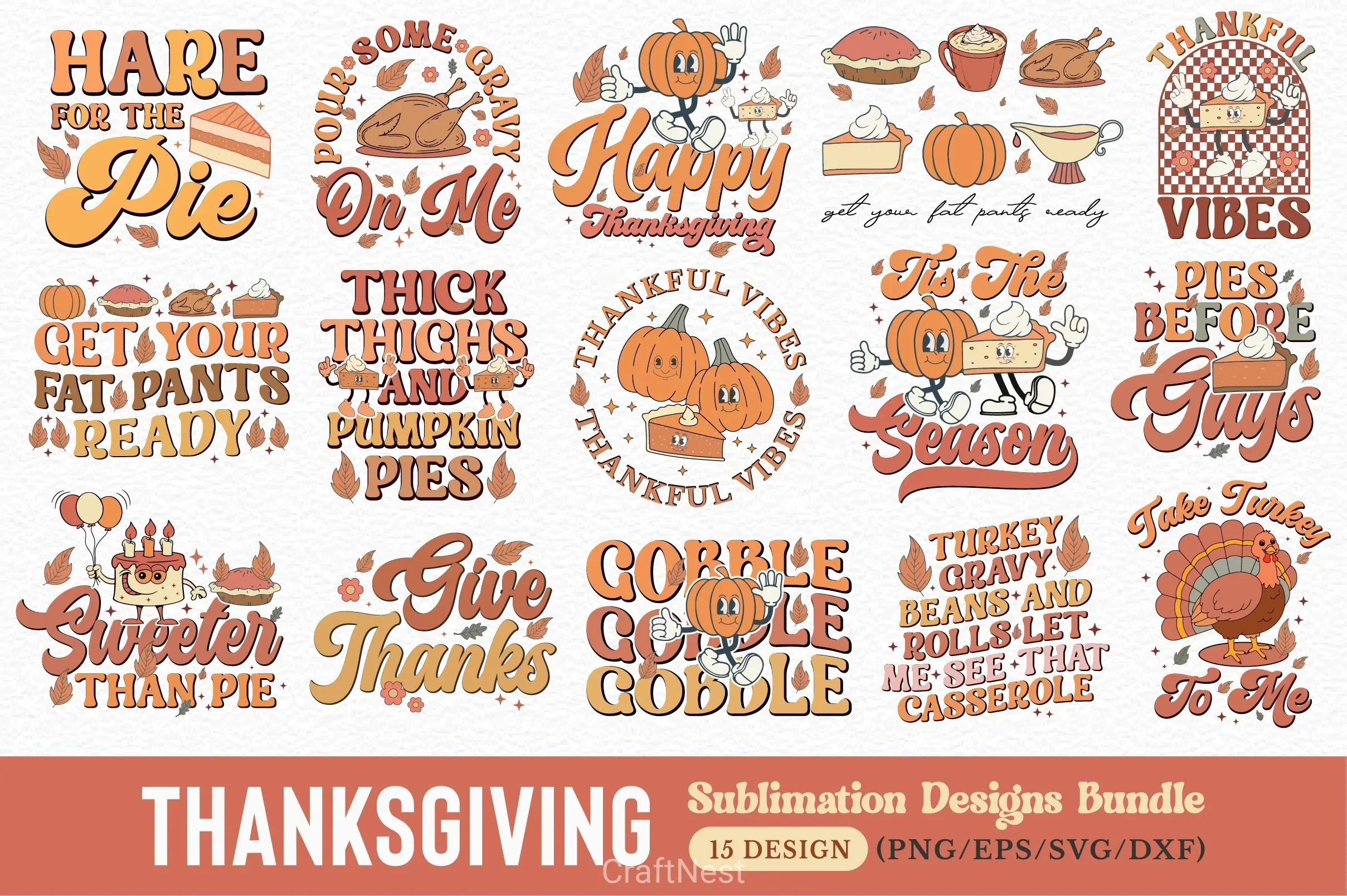 Thanksgiving SVG Bundle